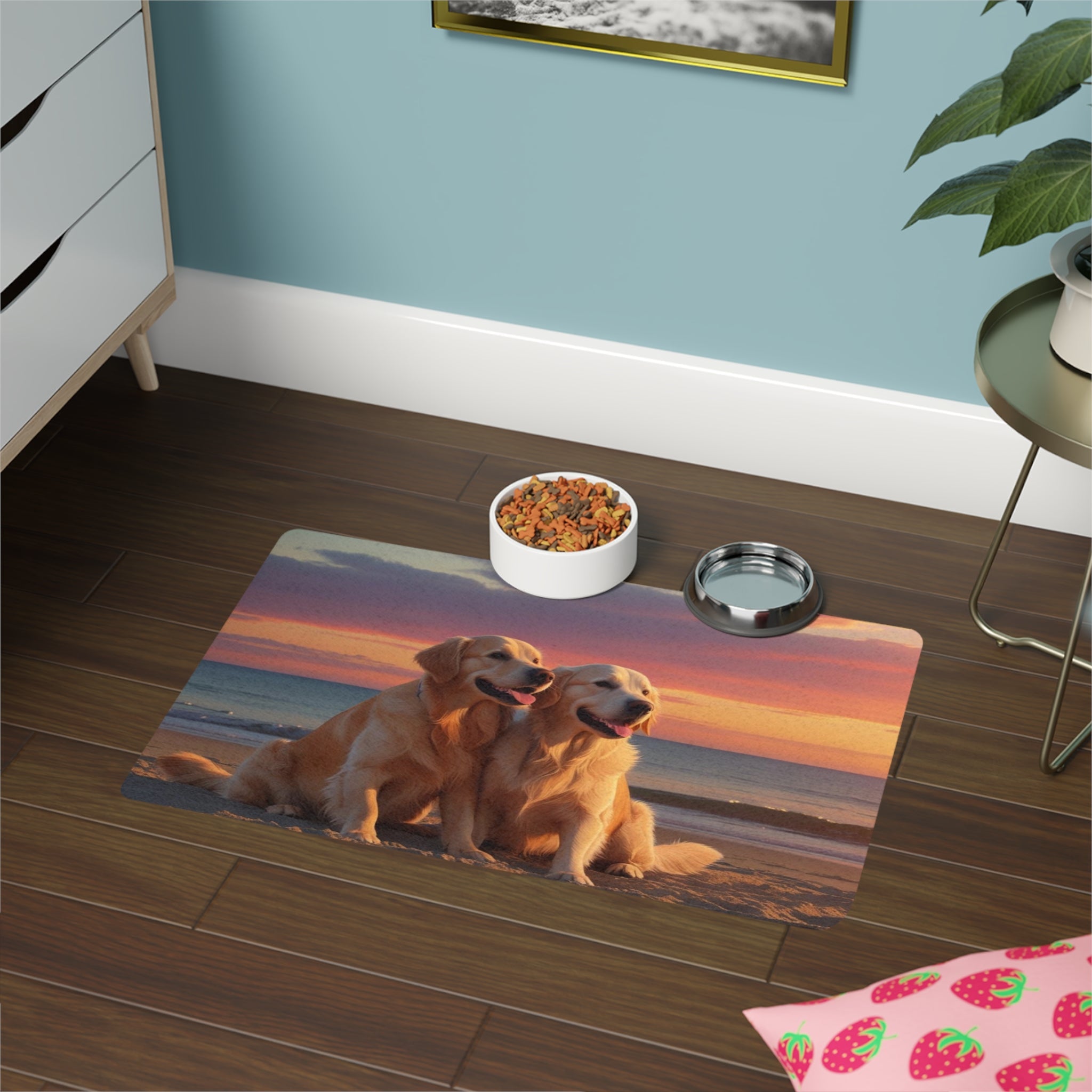 Non-Slip Pet Food Mat – Waterproof Feeding Mat for Dogs