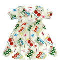 100 Days of School Short Sleeve Milk Silk Dress