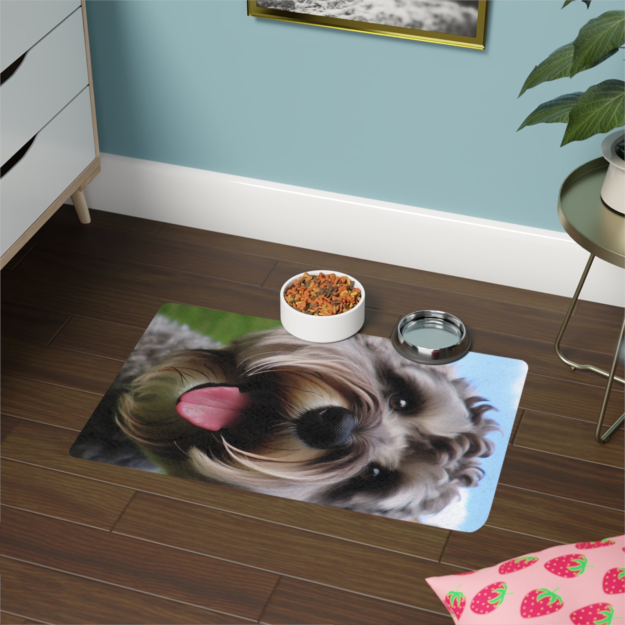 Non-Slip Pet Food Mat – Waterproof Feeding Mat for Dogs