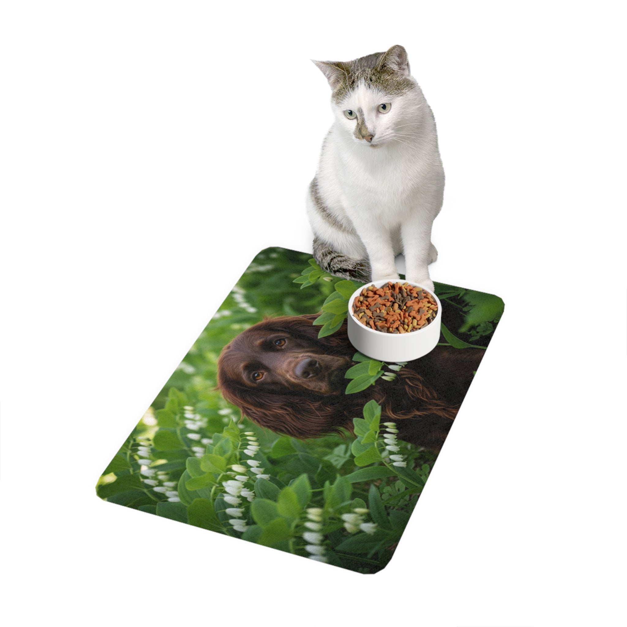 Non-Slip Pet Food Mat – Waterproof Feeding Mat for Dogs