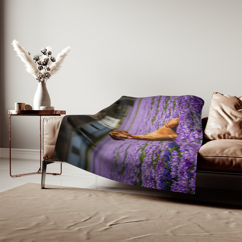 Sweatshirt Blanket – Plush Fleece Throw, 2 Size Options