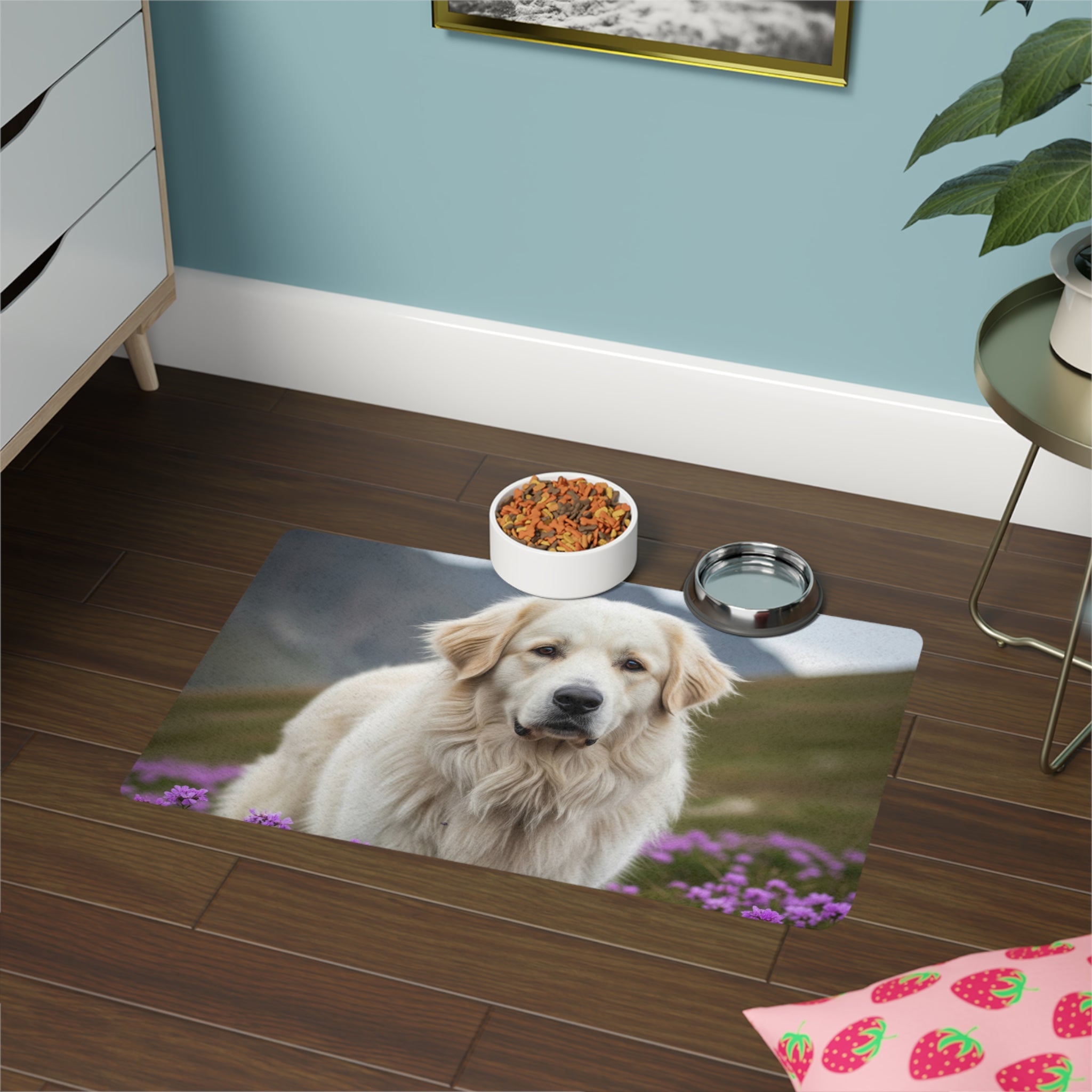 Non-Slip Pet Food Mat – Waterproof Feeding Mat for Dogs