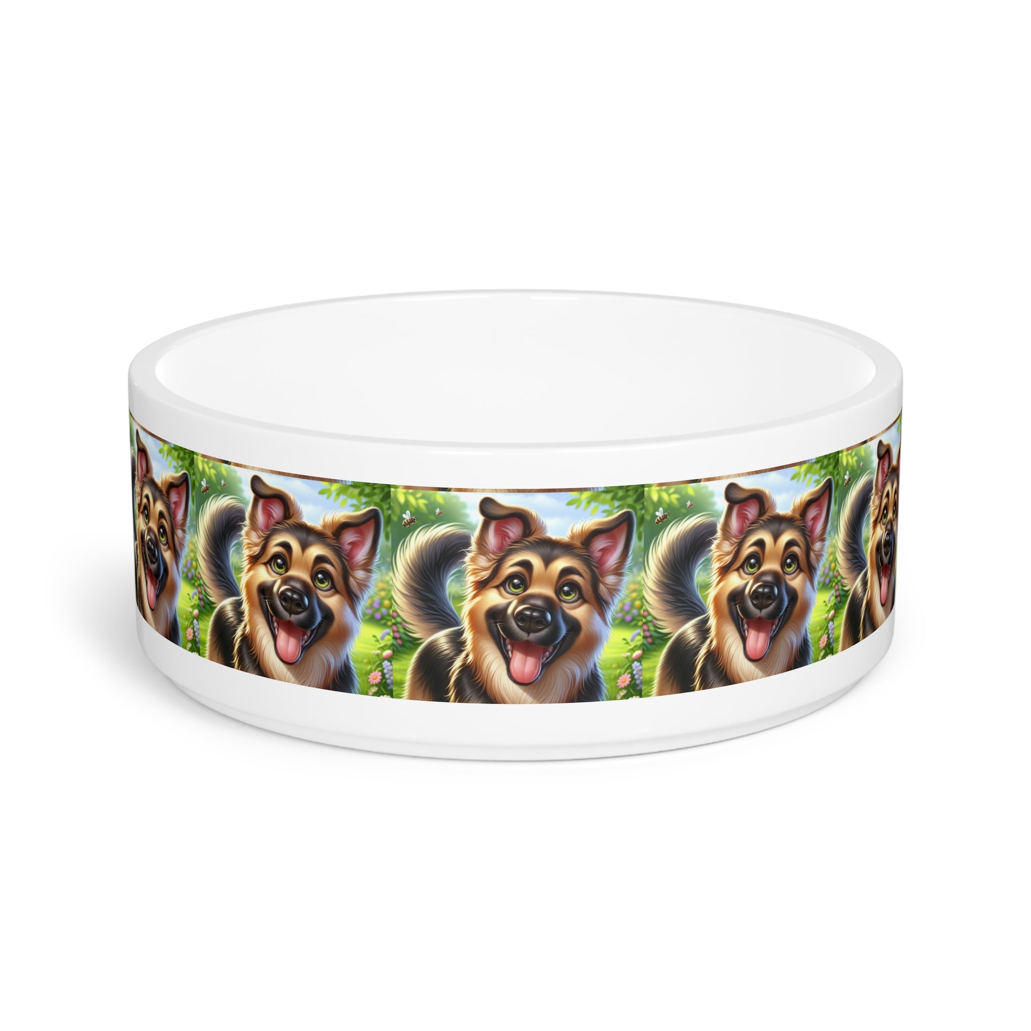 Ceramic Pet Bowl – 16 oz Dog Feeding Bowl