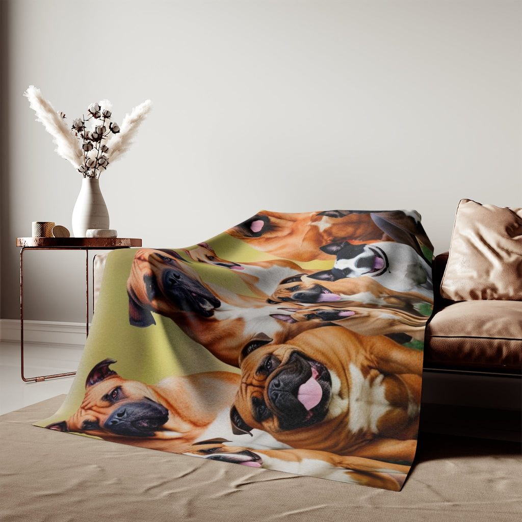 Sweatshirt Blanket – Plush Fleece Throw, 2 Size Options