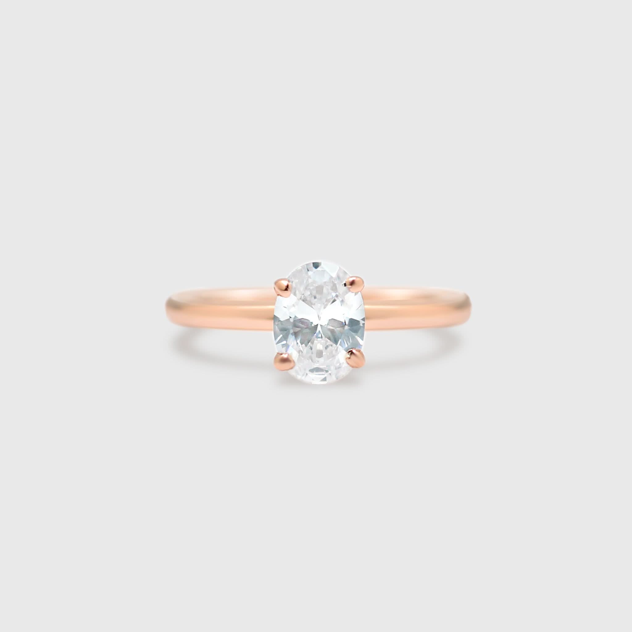 "Valentina" Ring- Moissanite Collection