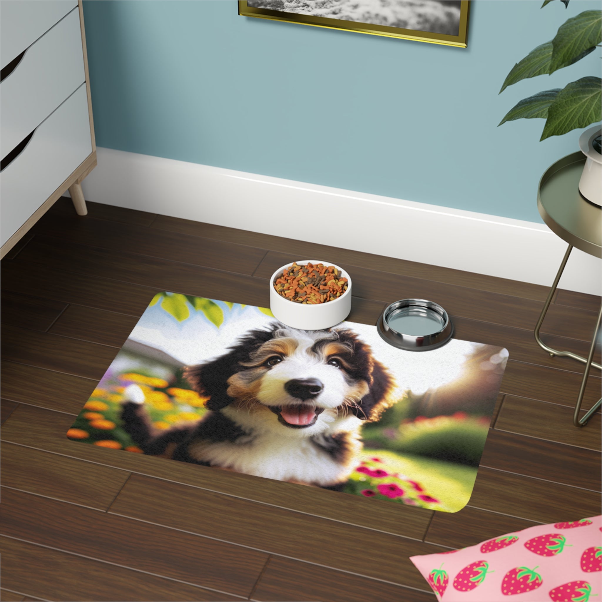 Non-Slip Pet Food Mat – Waterproof Feeding Mat for Dogs