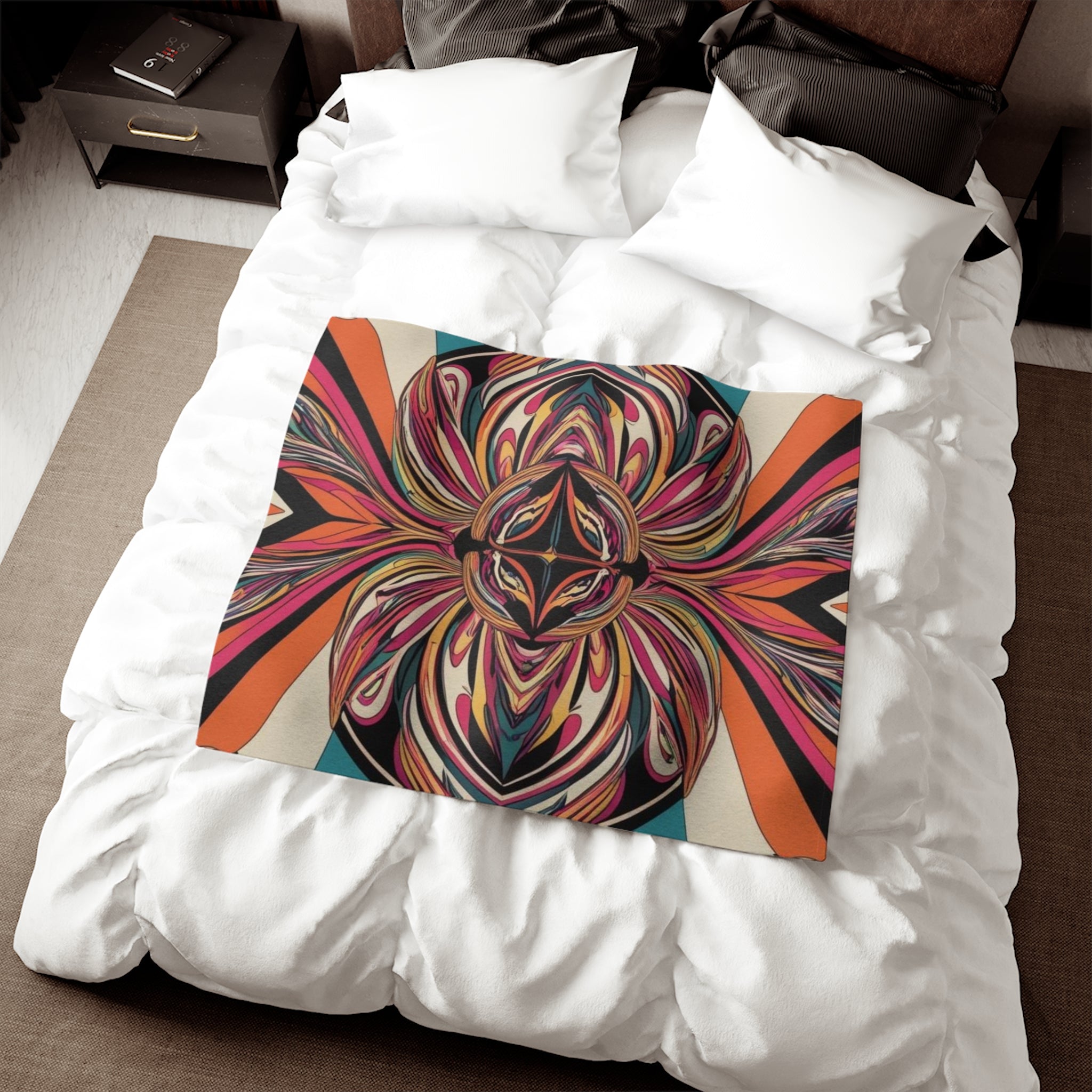 Sweatshirt Blanket – Plush Fleece Throw, 2 Size Options