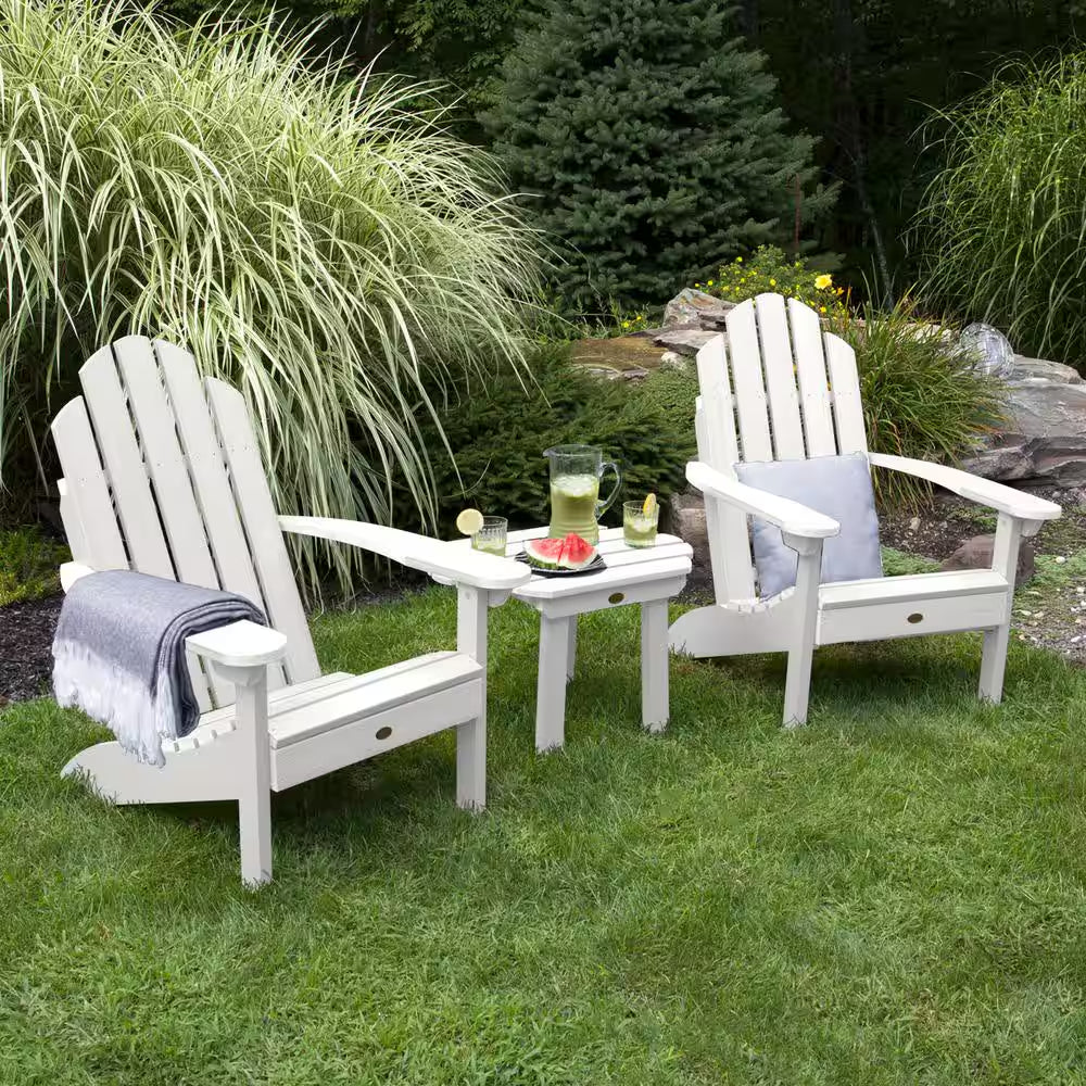Elevate Your Experience with the Classic Westport White 3-Piece Recycled Plastic Conversation Set