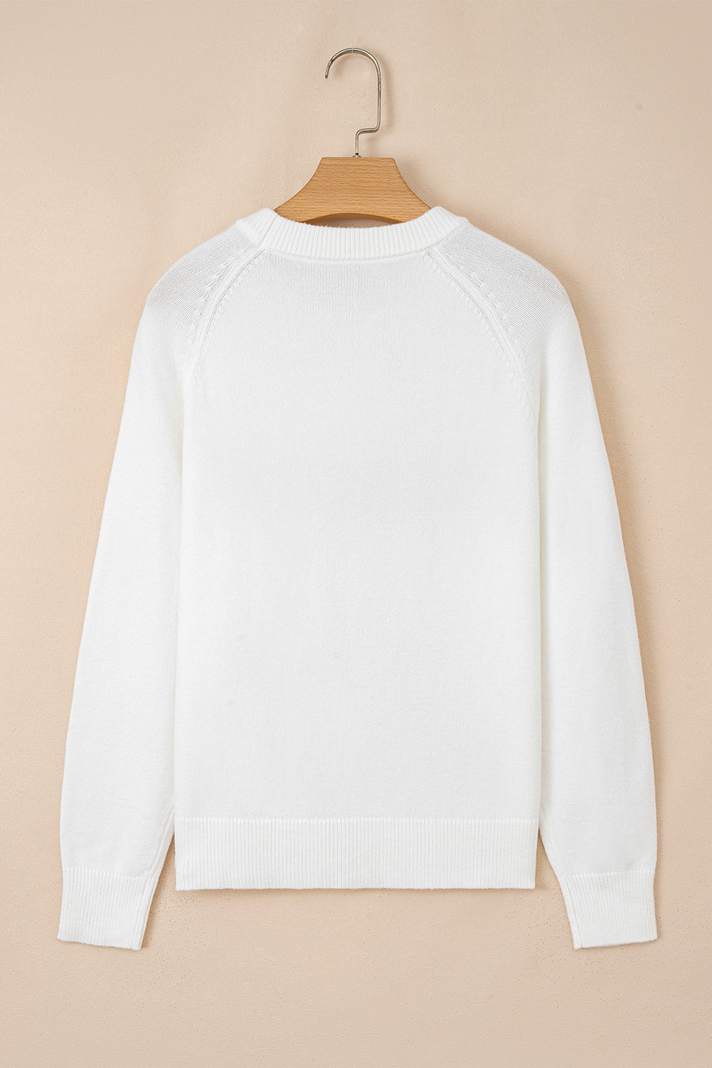 Merry Christmas Raglan Sleeve Sweater