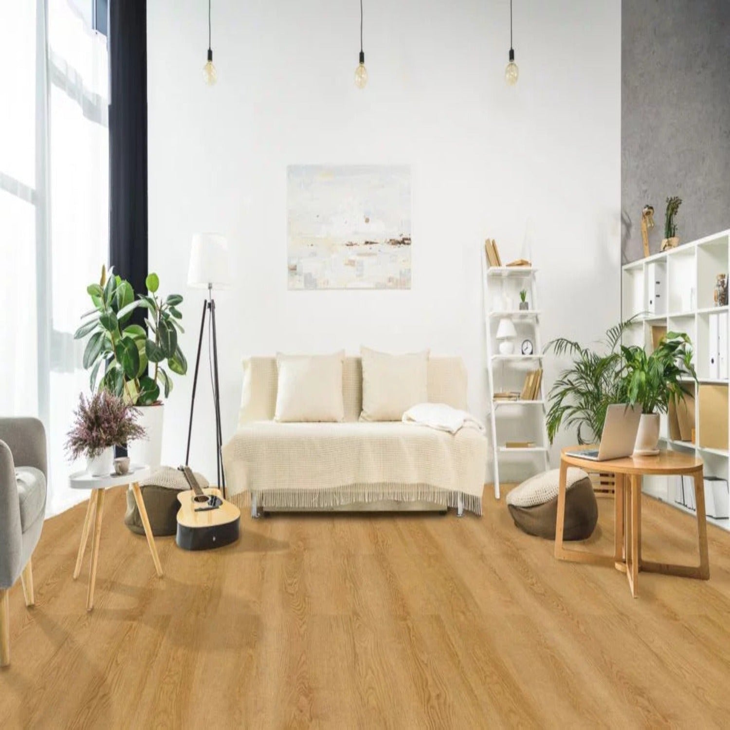 Stricta 22mil Heavy Duty Wear Layer SPC Vinyl Rigid Core 5.08mm Thick, 1mm IXPE Sound P - Pine Collection