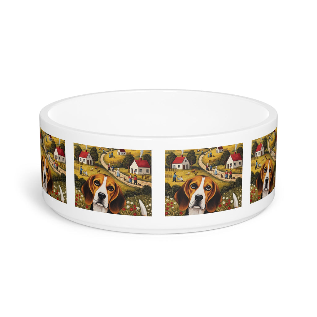 Ceramic Pet Bowl – 16 oz Dog Feeding Bowl