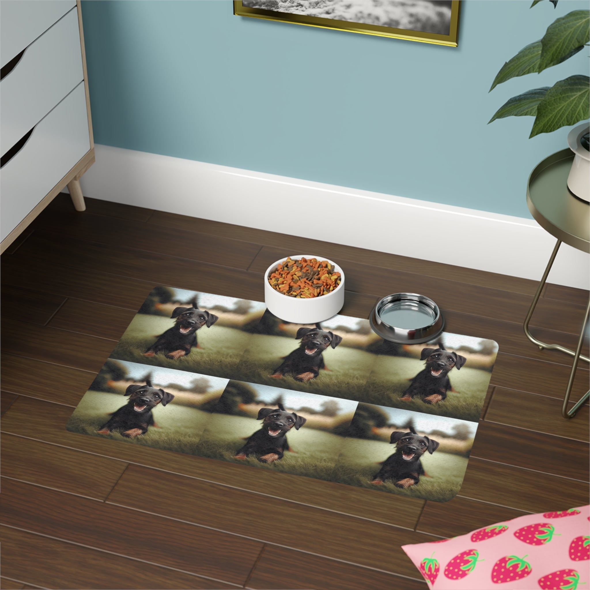 Non-Slip Pet Food Mat – Waterproof Feeding Mat for Dogs