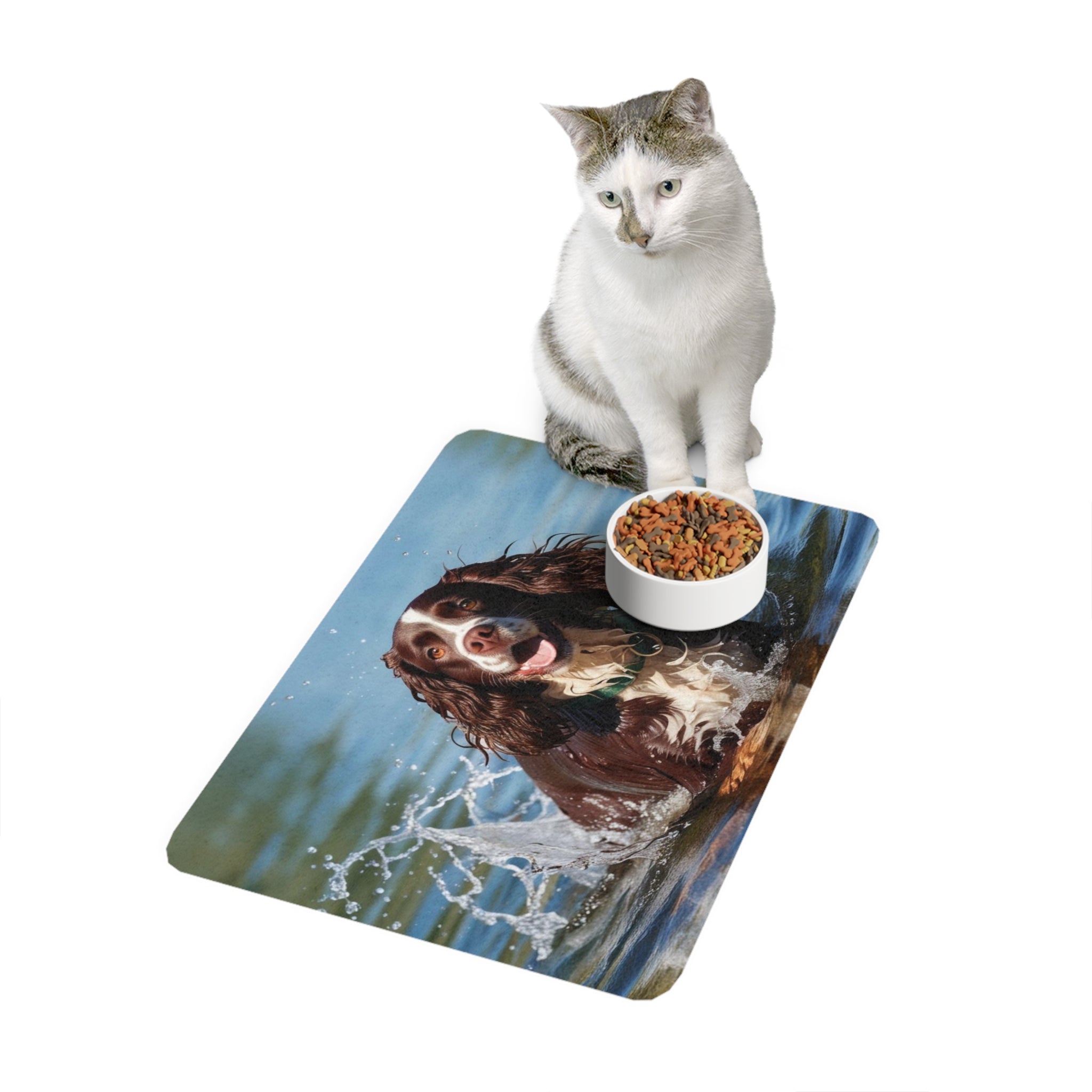 Non-Slip Pet Food Mat – Waterproof Feeding Mat for Dogs