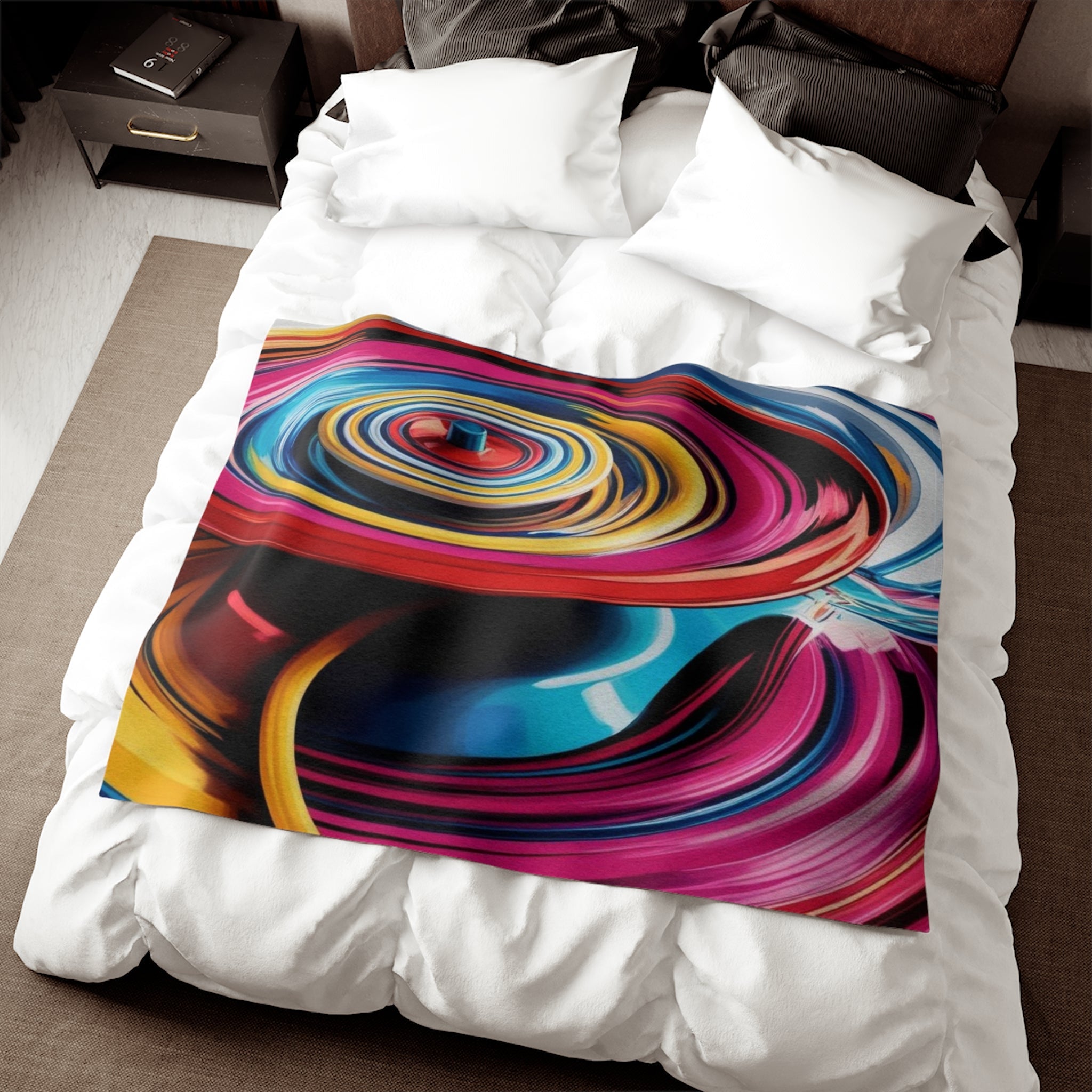 Sweatshirt Blanket – Plush Fleece Throw, 2 Size Options
