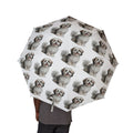48" Semi-Automatic Umbrella – Windproof Large Travel Rain Umbrella