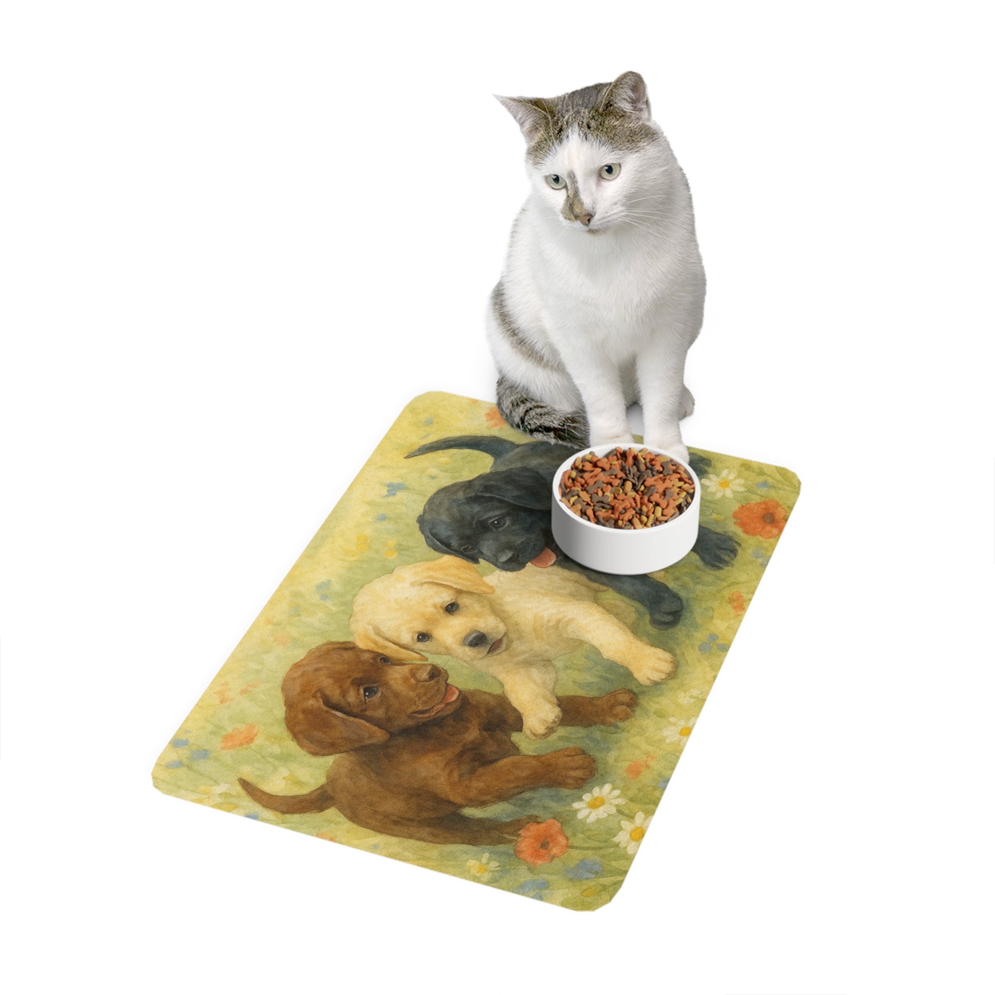 Non-Slip Pet Food Mat – Waterproof Feeding Mat for Dogs