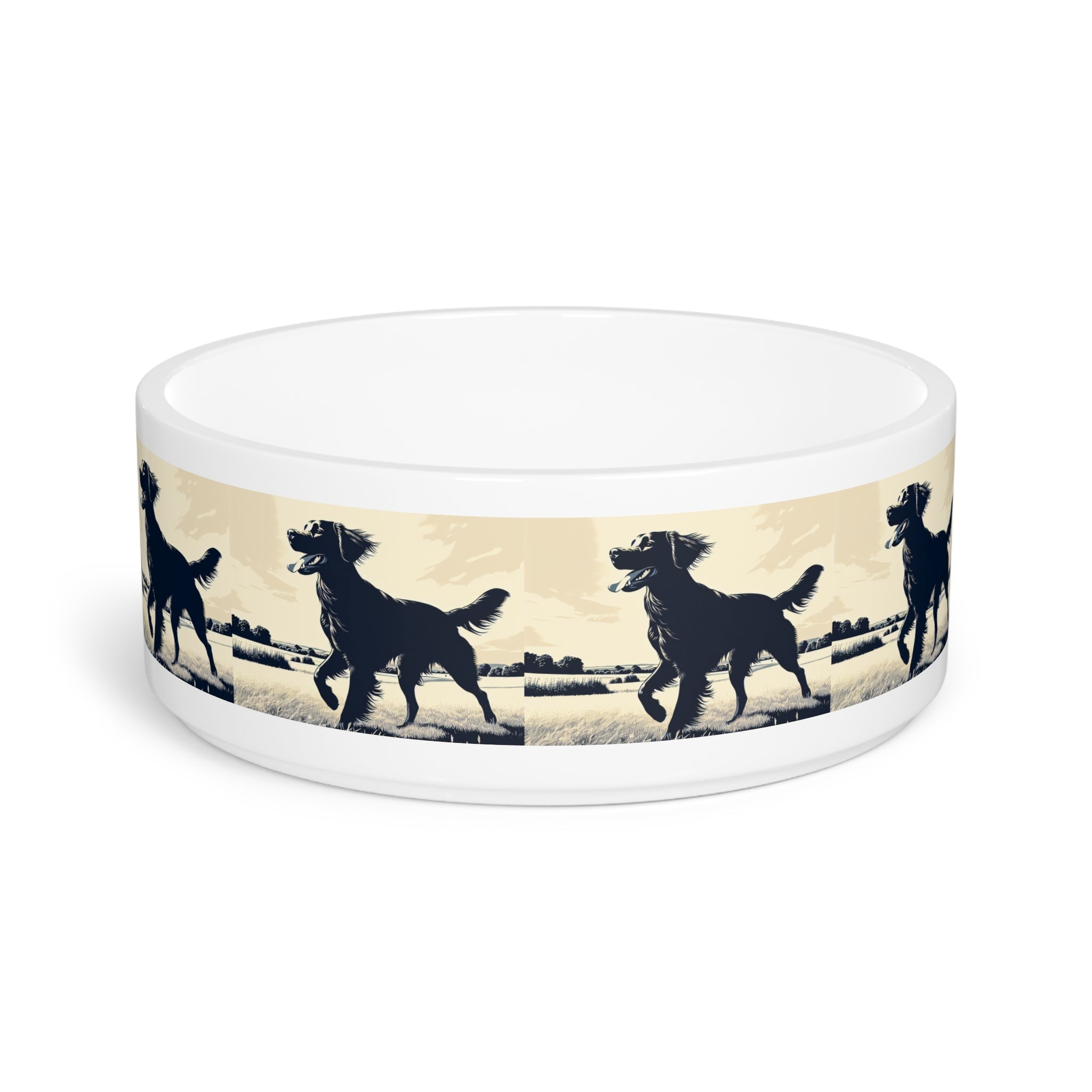 Ceramic Pet Bowl – 16 oz Dog Feeding Bowl