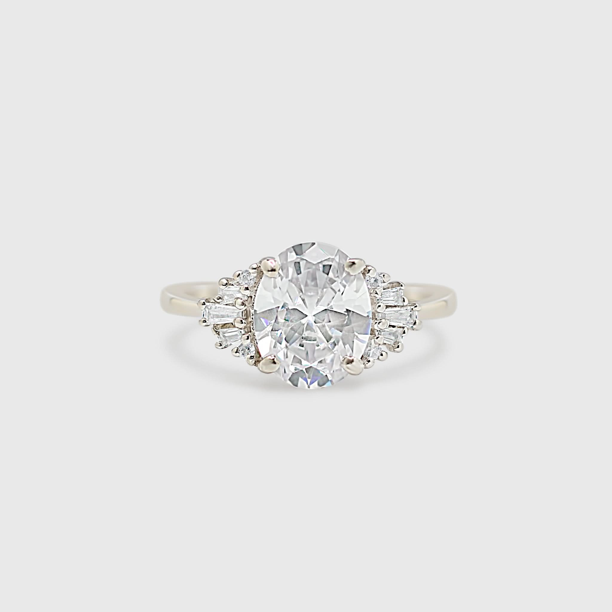“Natalia" Ring- Moissanite Collection