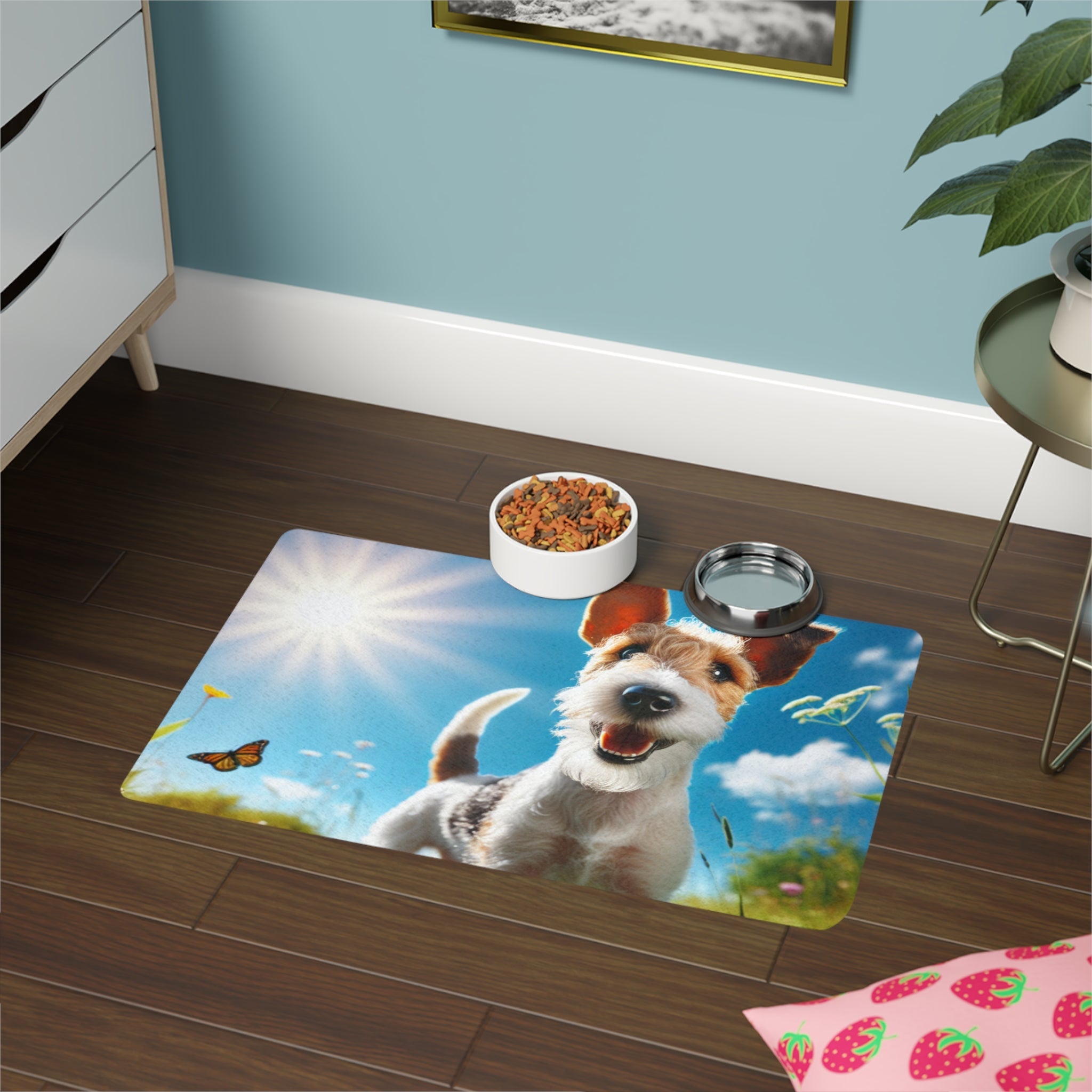 Non-Slip Pet Food Mat – Waterproof Feeding Mat for Dogs