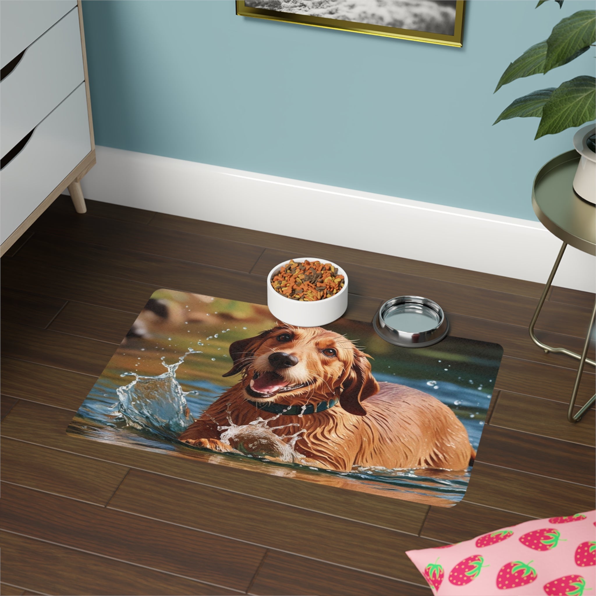 Non-Slip Pet Food Mat – Waterproof Feeding Mat for Dogs