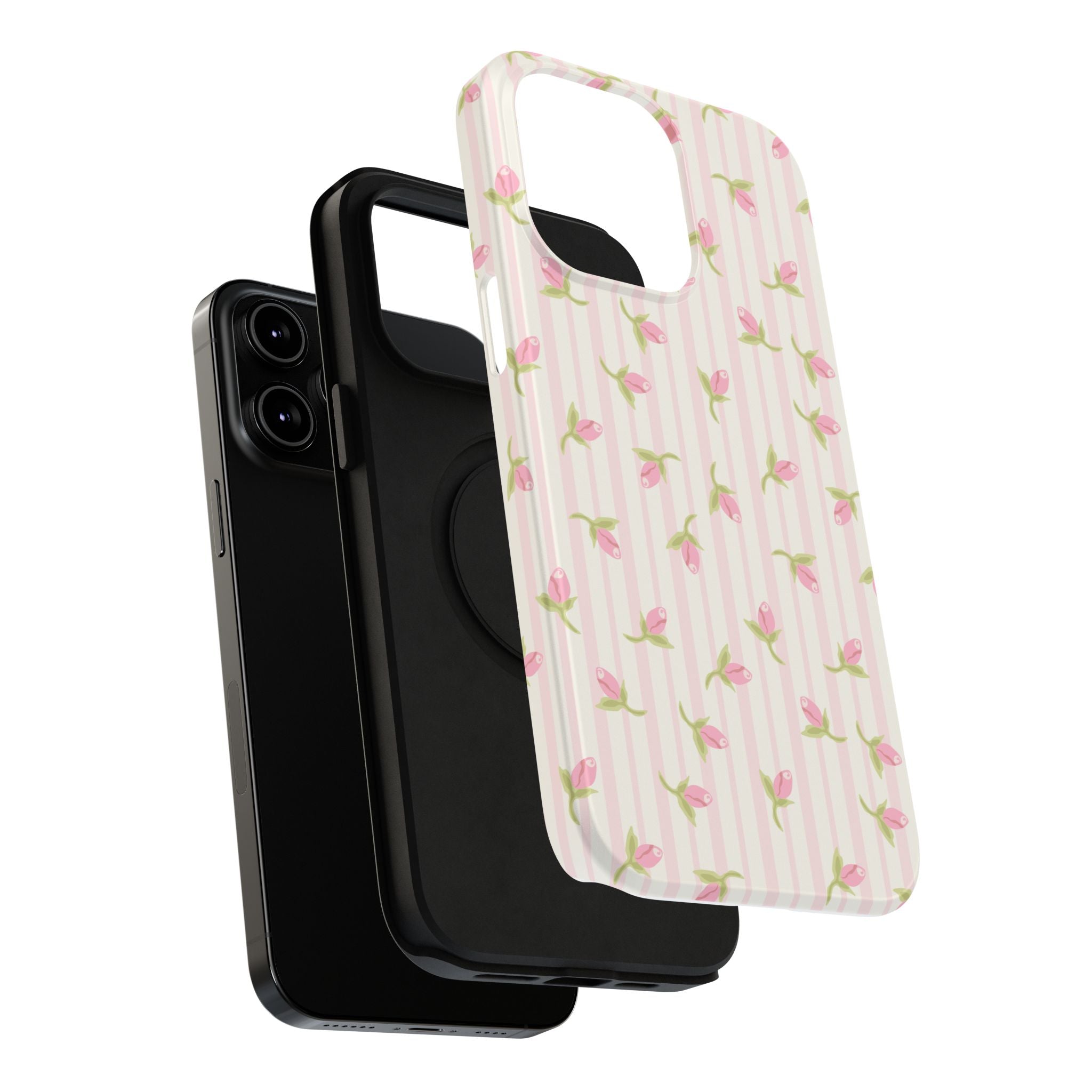 Customizable: Floral Impact-Resistant Phone Case