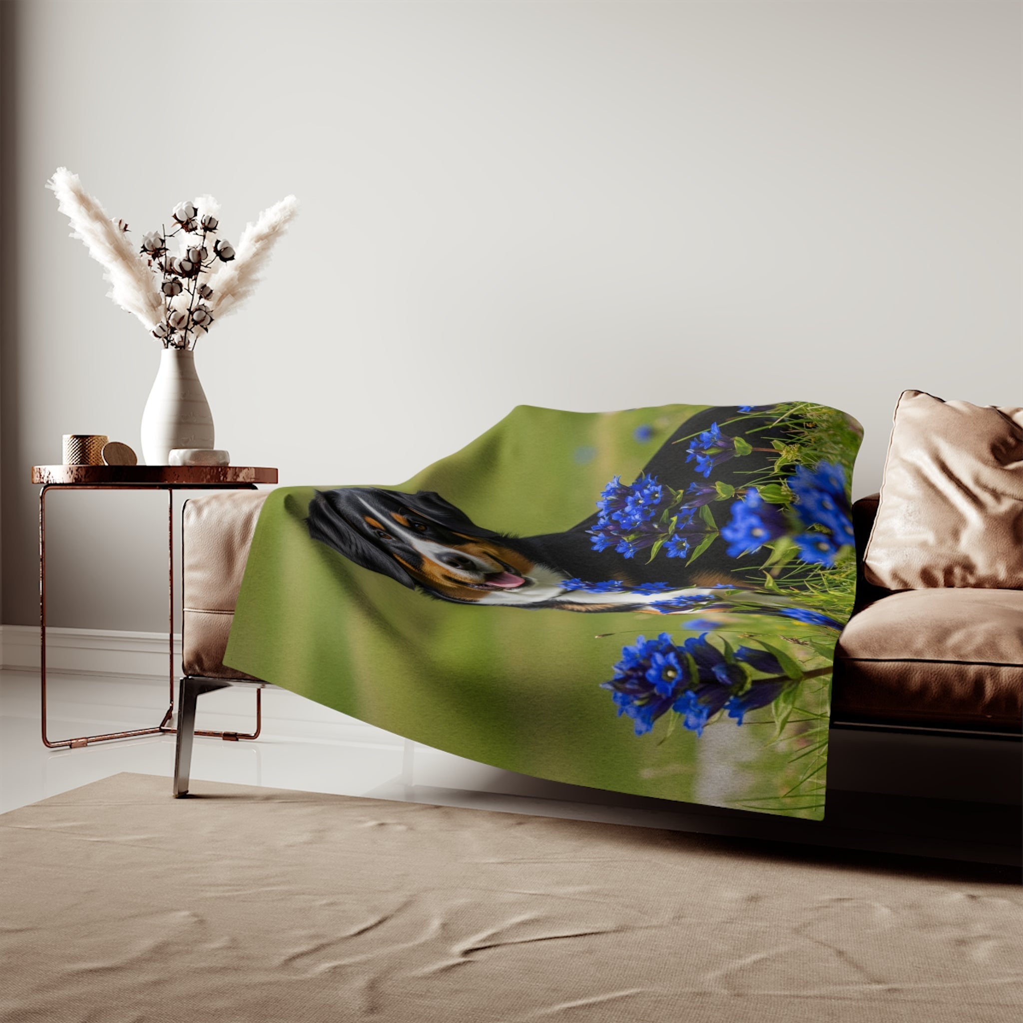 Sweatshirt Blanket – Plush Fleece Throw, 2 Size Options