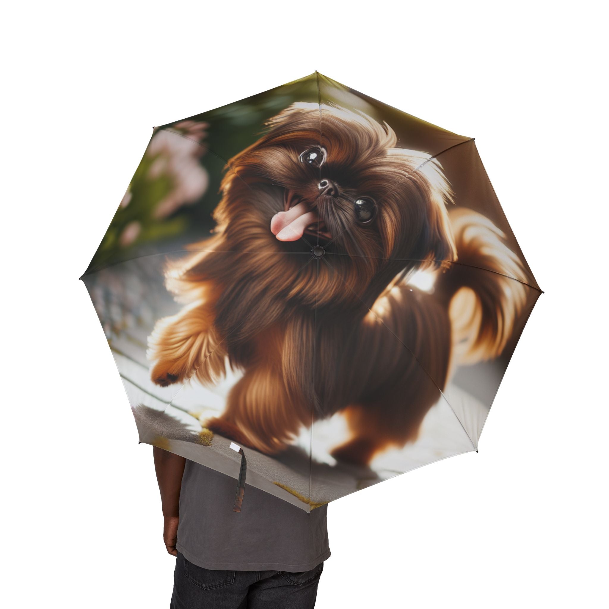 48" Semi-Automatic Umbrella – Windproof Large Travel Rain Umbrella