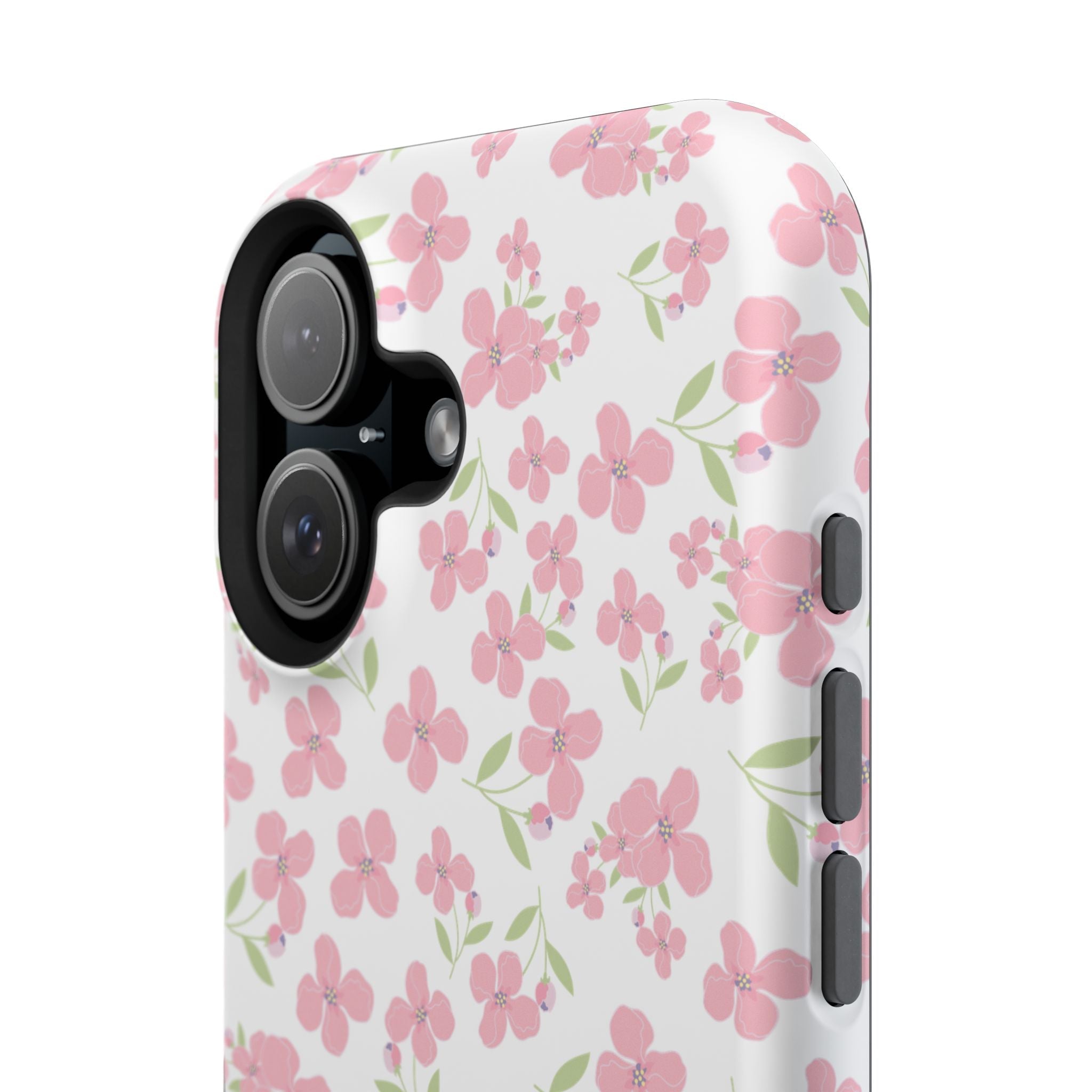 Customizable: Floral Impact-Resistant Phone Case
