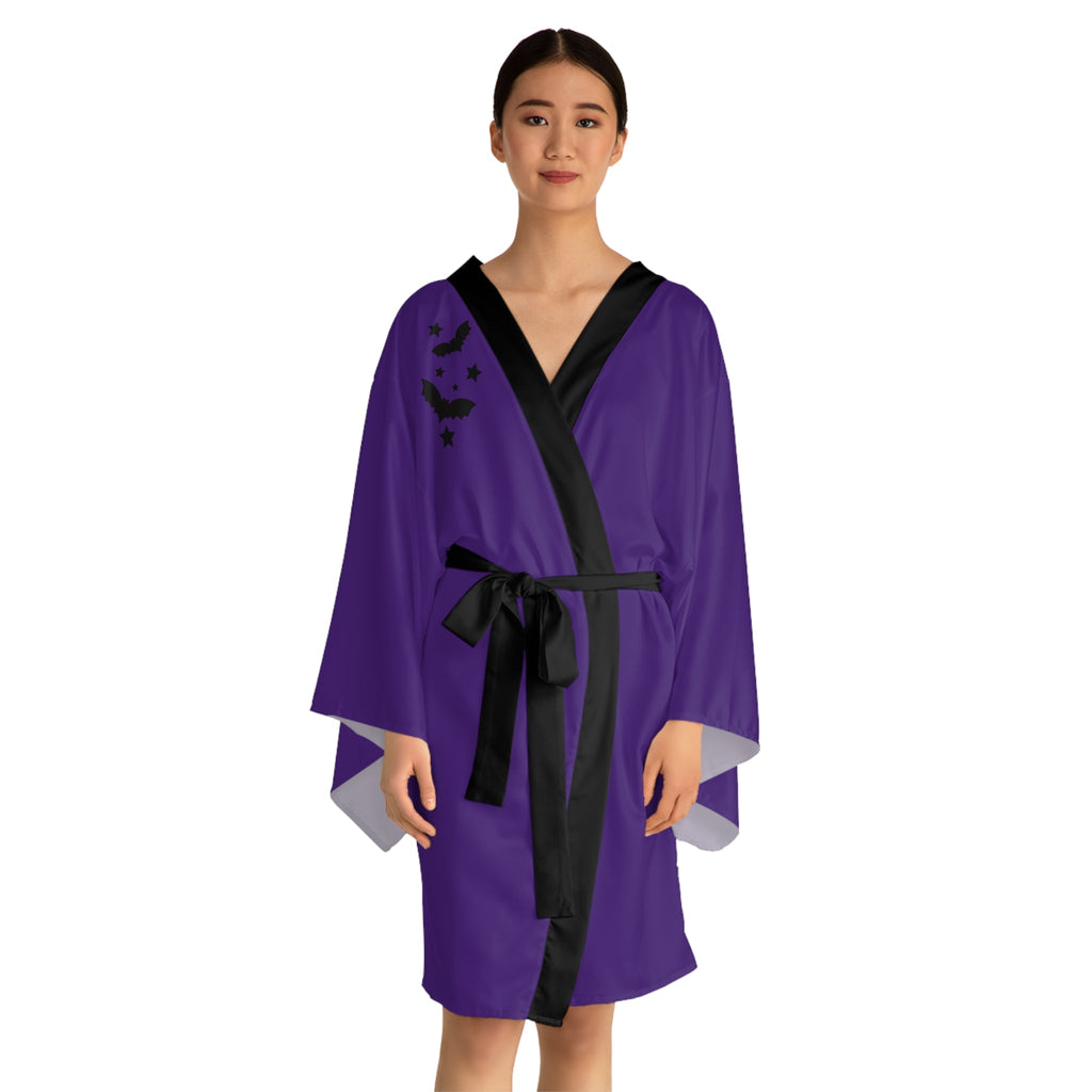 Gothic Graveyard Babe Kimono Robe