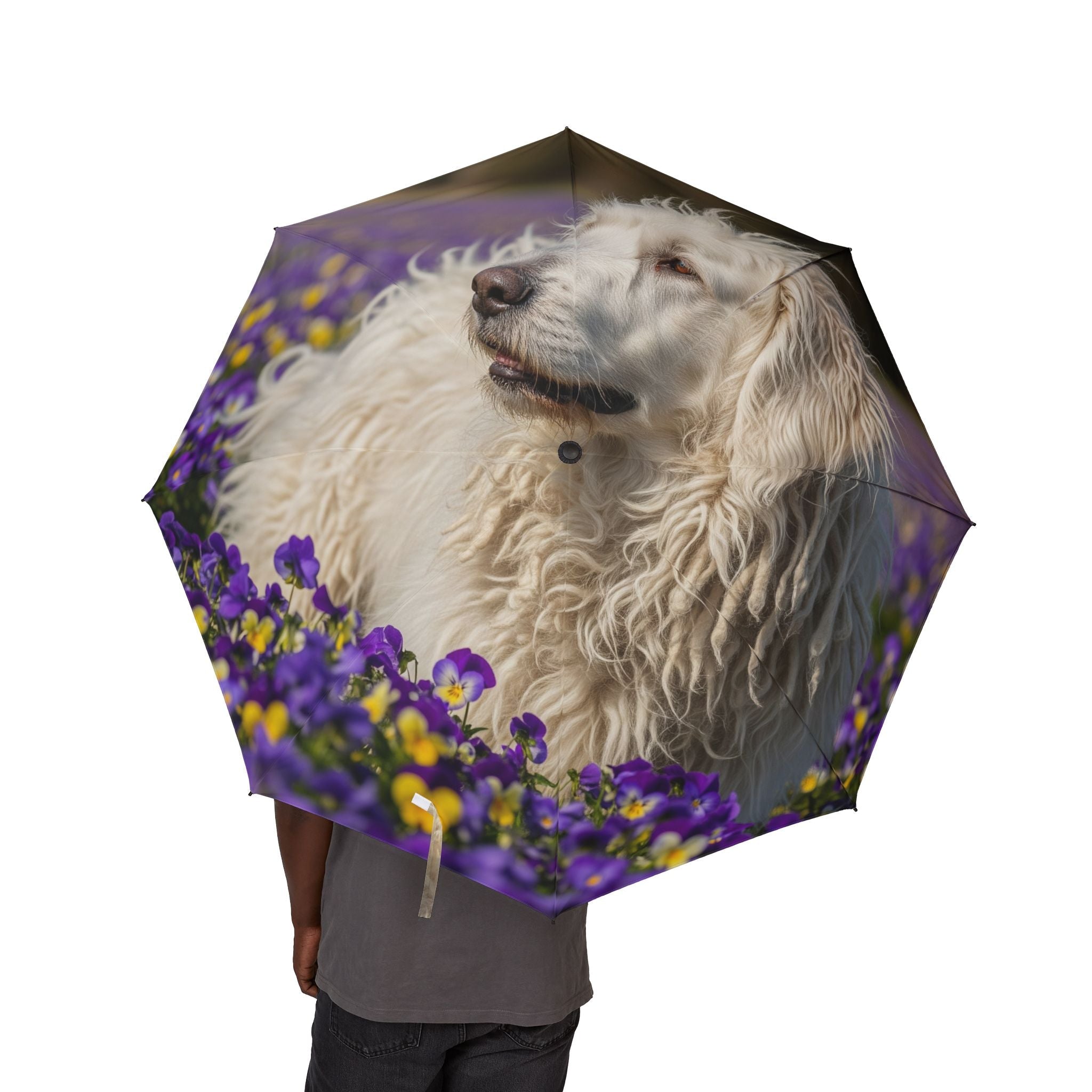 48" Semi-Automatic Umbrella – Windproof Large Travel Rain Umbrella