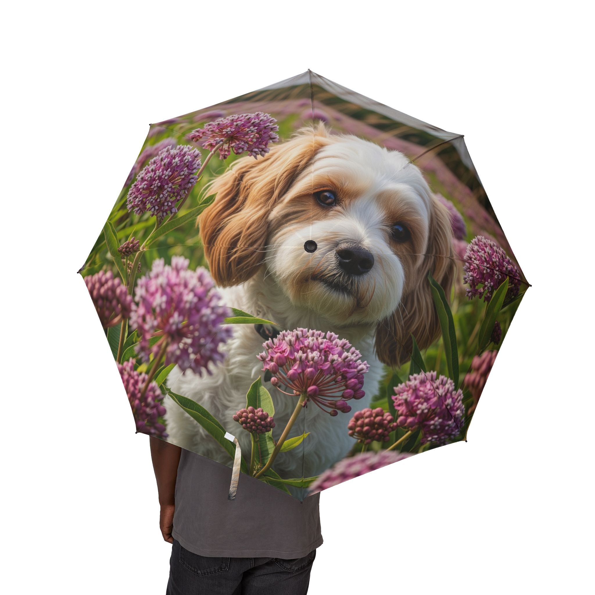 48" Semi-Automatic Umbrella – Windproof Large Travel Rain Umbrella