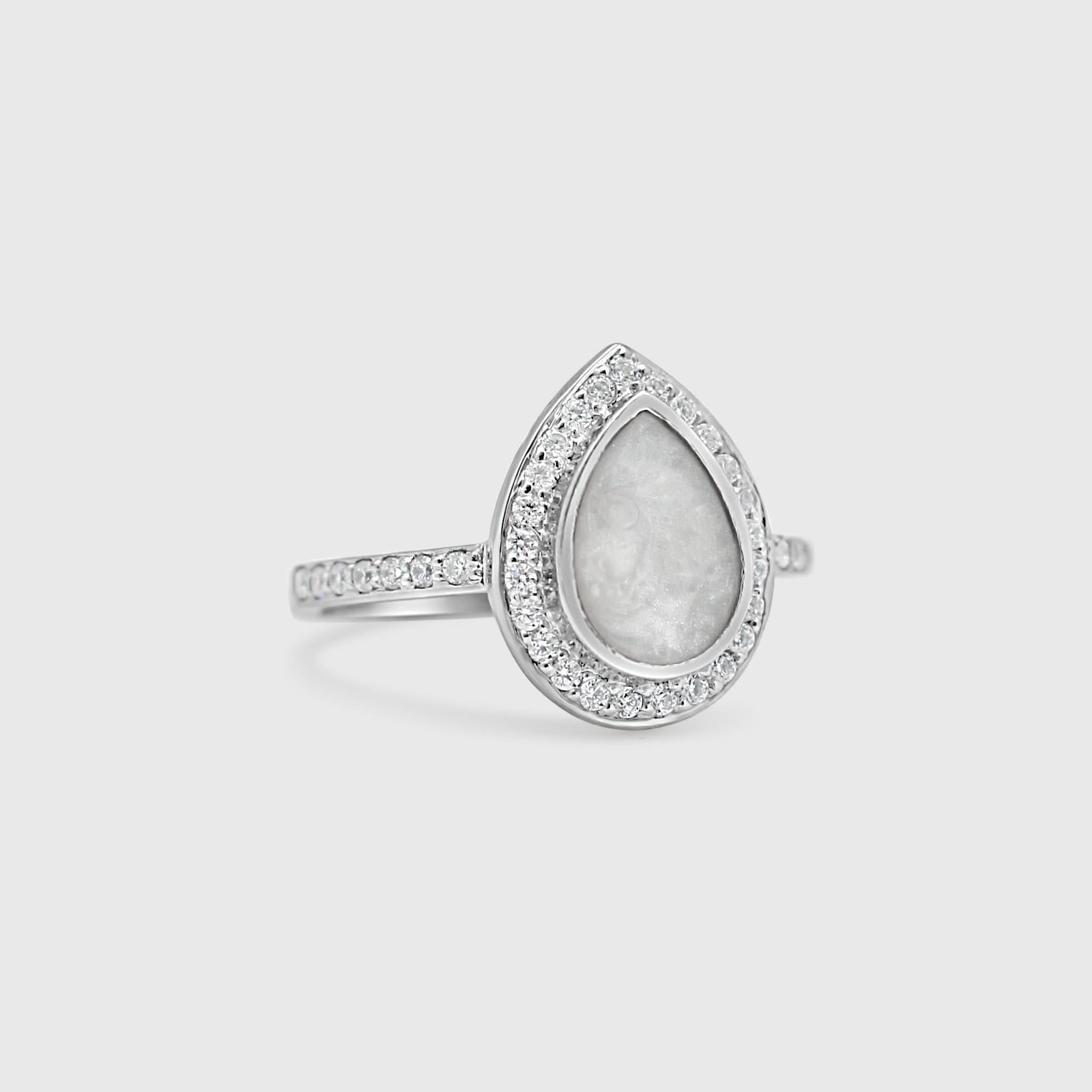 Teardrop Gemstone Ring