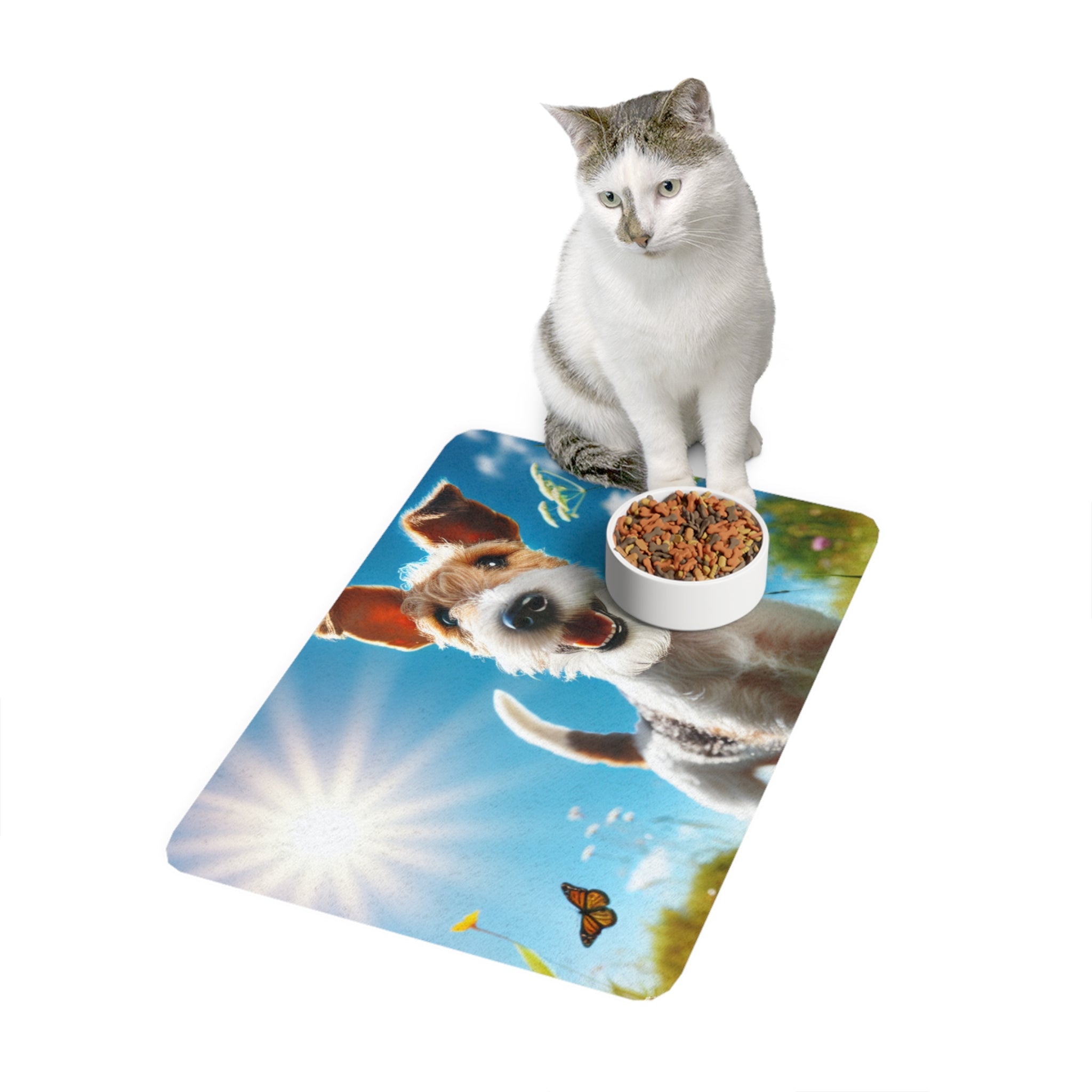 Non-Slip Pet Food Mat – Waterproof Feeding Mat for Dogs