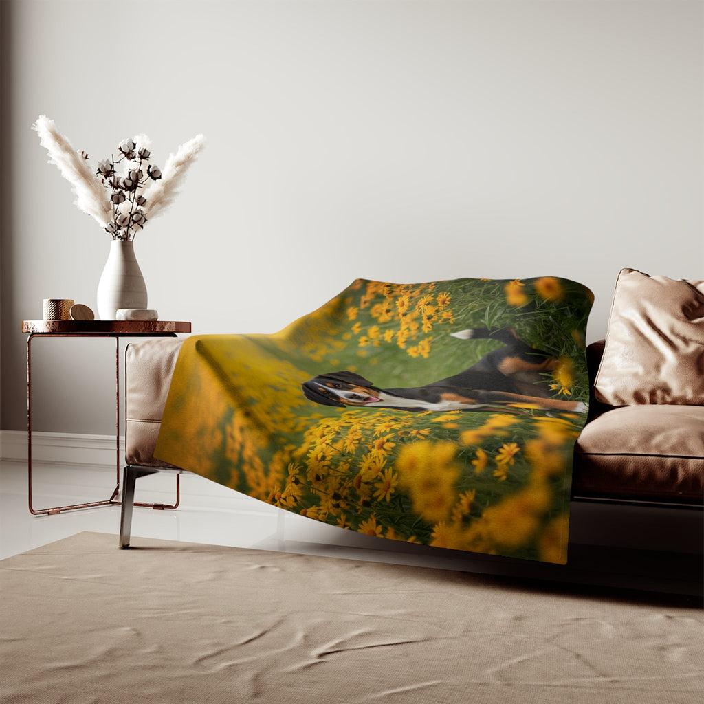 Sweatshirt Blanket – Plush Fleece Throw, 2 Size Options