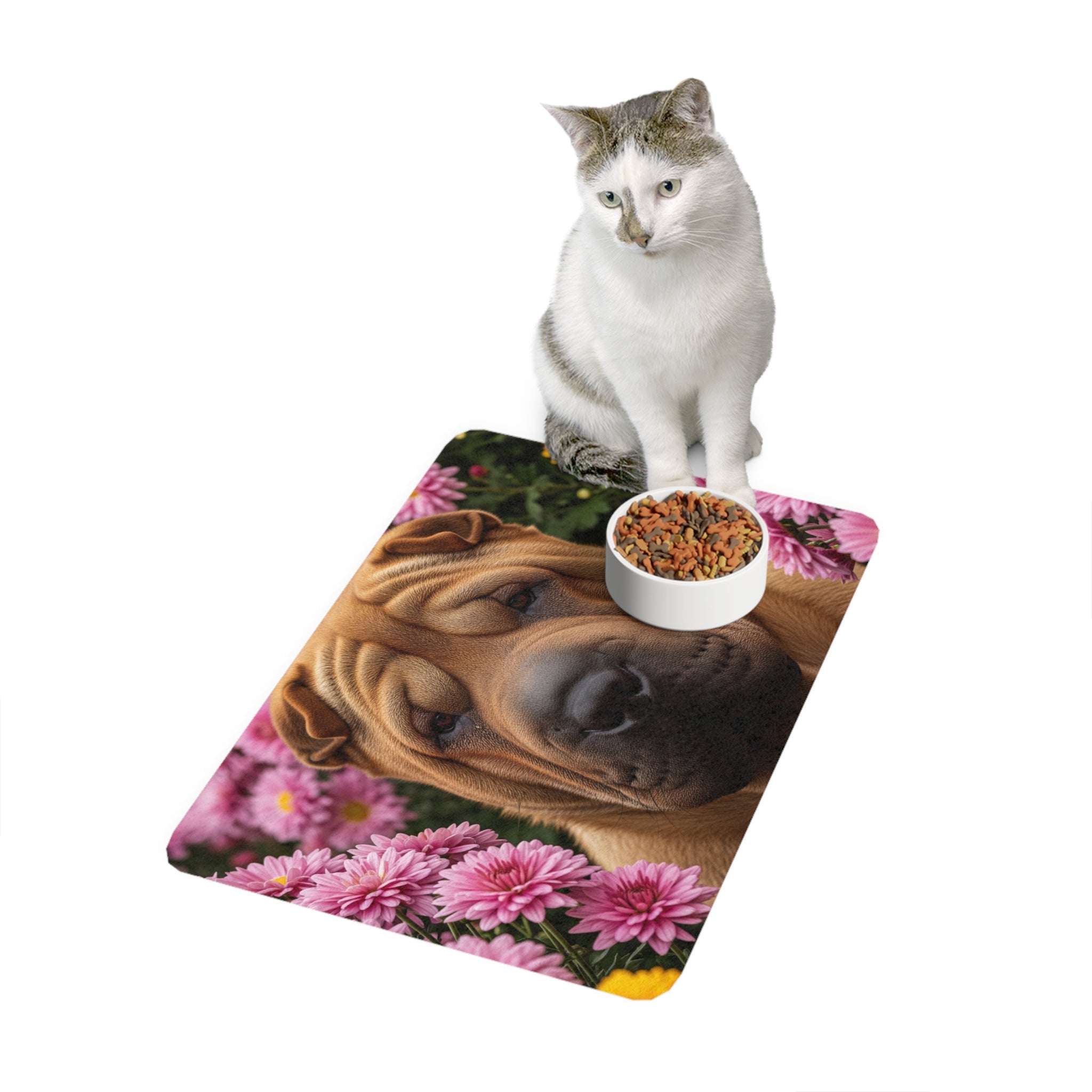 Non-Slip Pet Food Mat – Waterproof Feeding Mat for Dogs