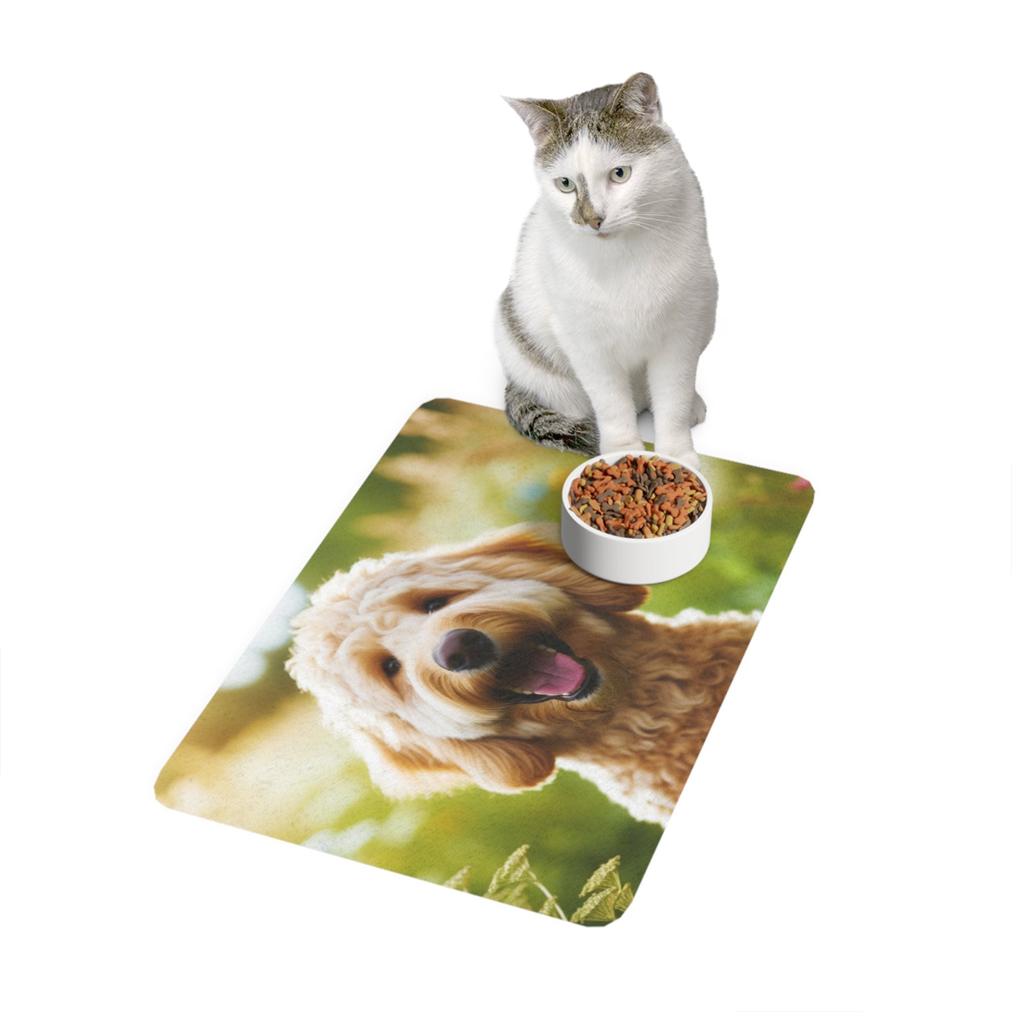 Non-Slip Pet Food Mat – Waterproof Feeding Mat for Dogs