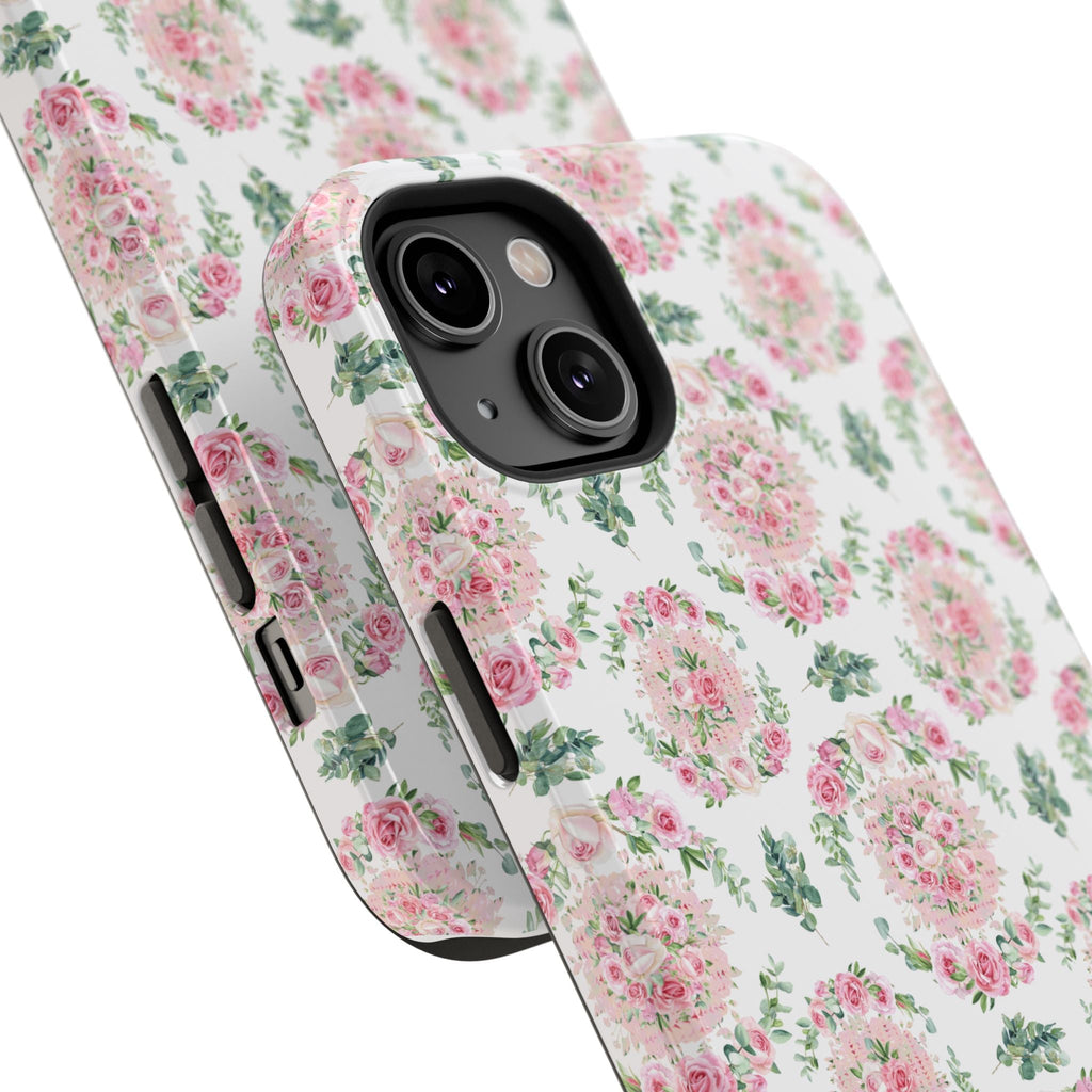 Customizable: Floral Impact-Resistant Phone Case