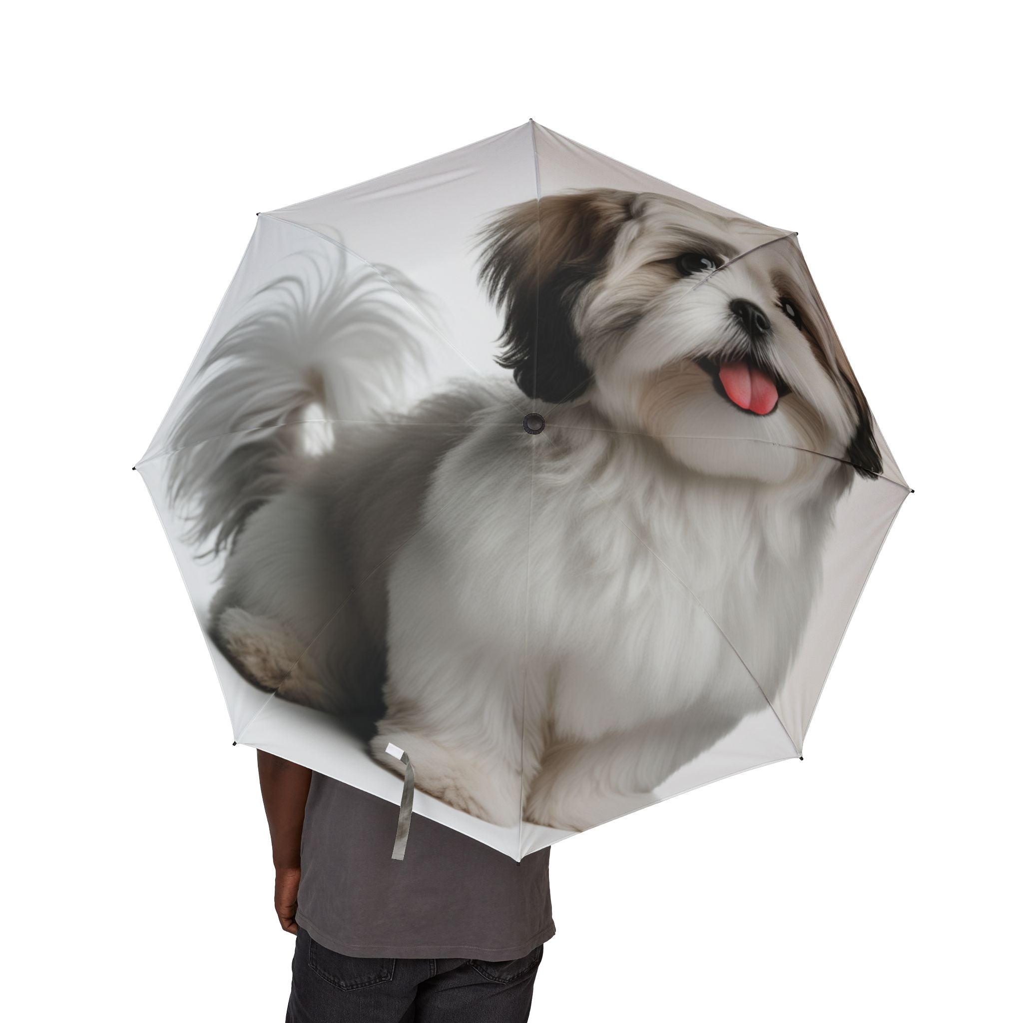 48" Semi-Automatic Umbrella – Windproof Large Travel Rain Umbrella