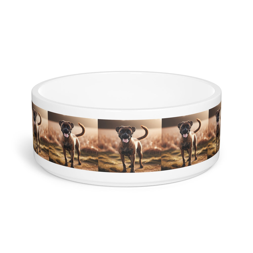 Ceramic Pet Bowl – 16 oz Dog Feeding Bowl