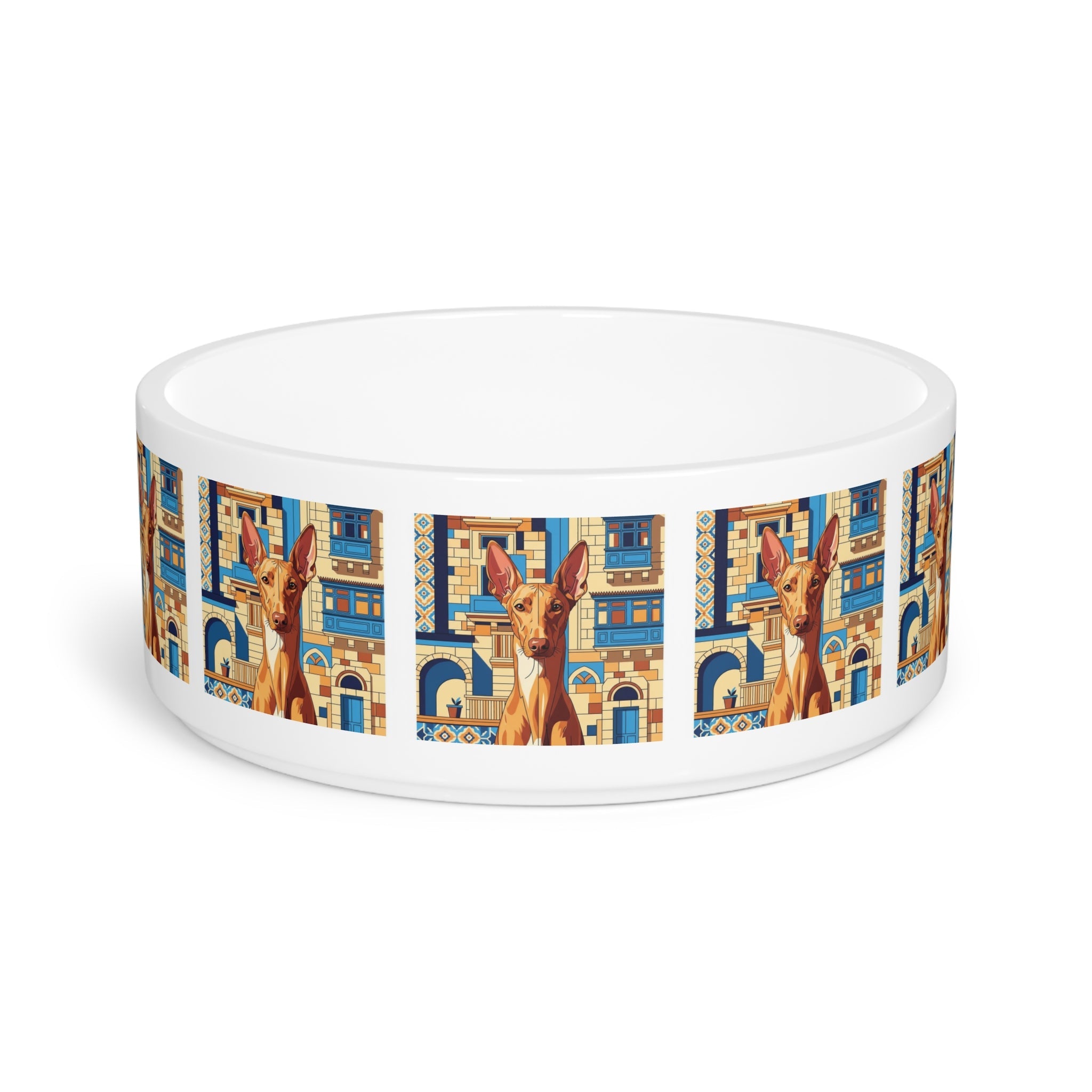 Ceramic Pet Bowl – 16 oz Dog Feeding Bowl
