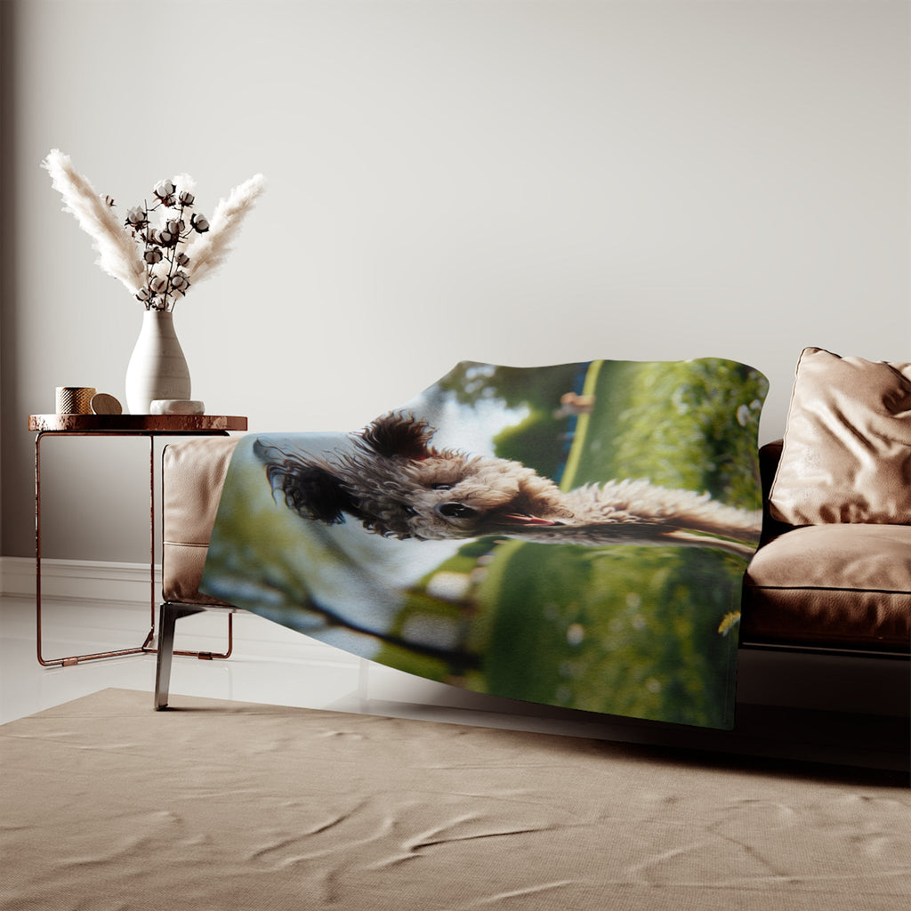 Sweatshirt Blanket – Plush Fleece Throw, 2 Size Options