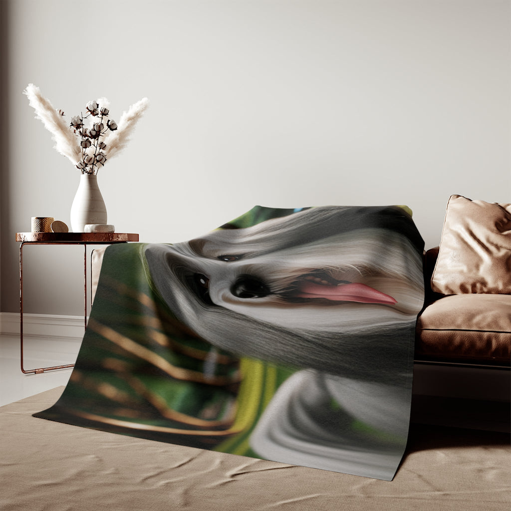 Sweatshirt Blanket – Plush Fleece Throw, 2 Size Options