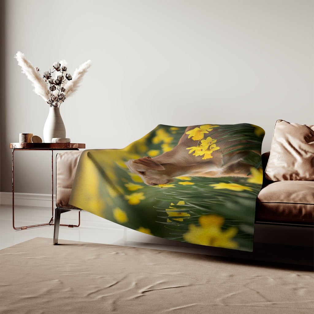 Sweatshirt Blanket – Plush Fleece Throw, 2 Size Options