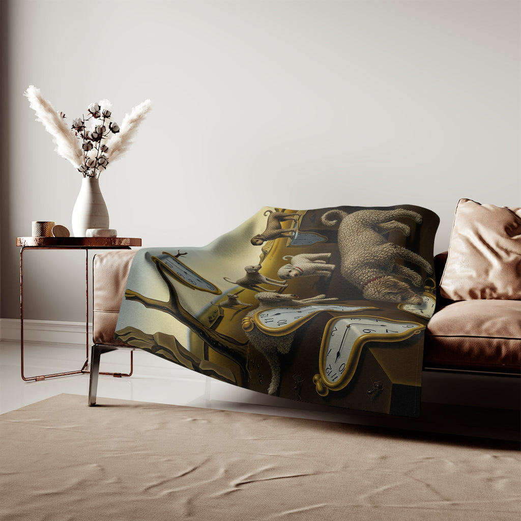 Sweatshirt Blanket – Plush Fleece Throw, 2 Size Options