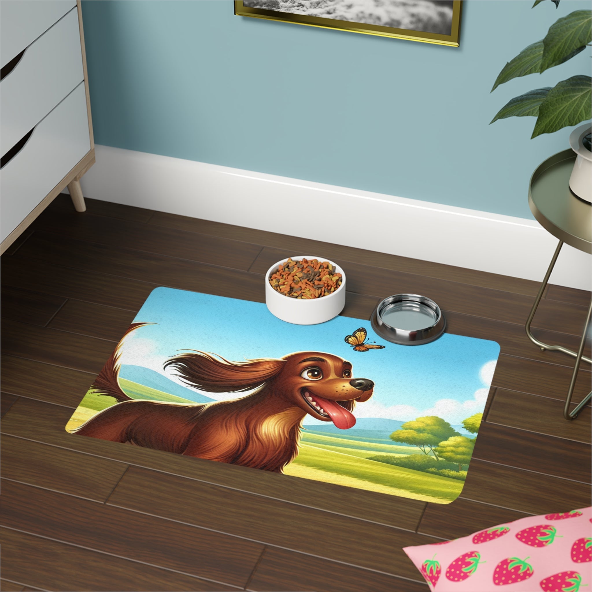 Non-Slip Pet Food Mat – Waterproof Feeding Mat for Dogs