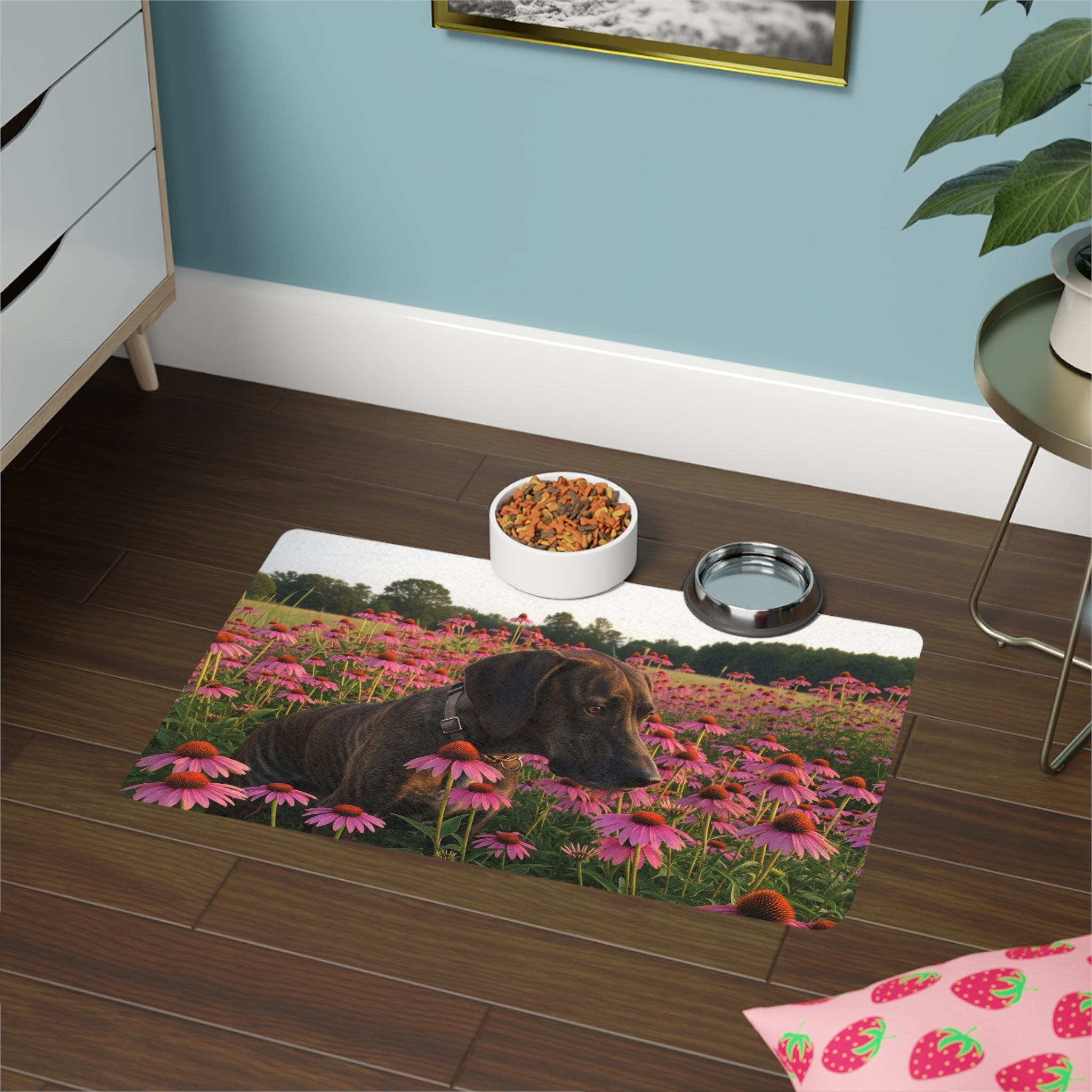 Non-Slip Pet Food Mat – Waterproof Feeding Mat for Dogs
