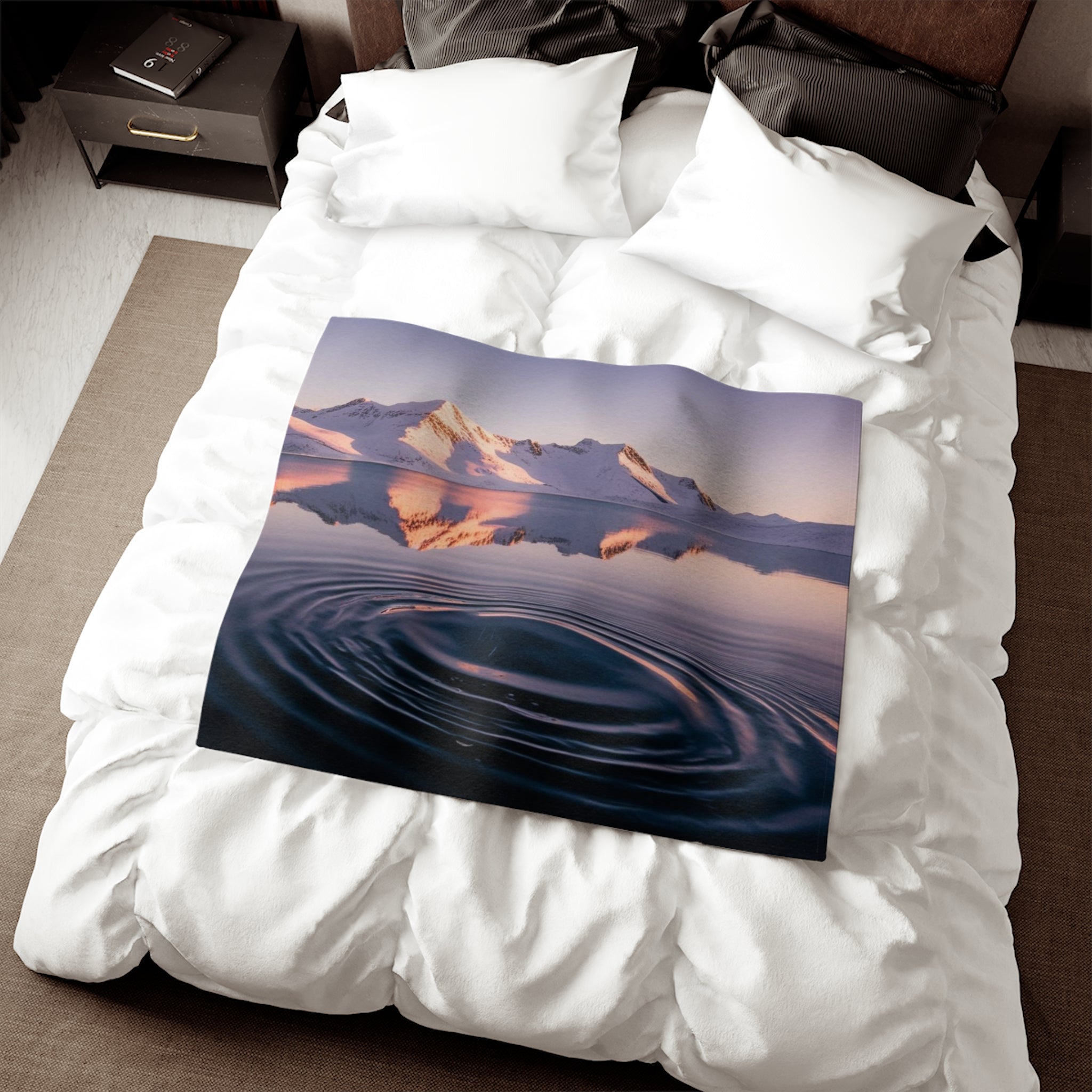 Sweatshirt Blanket – Plush Fleece Throw, 2 Size Options