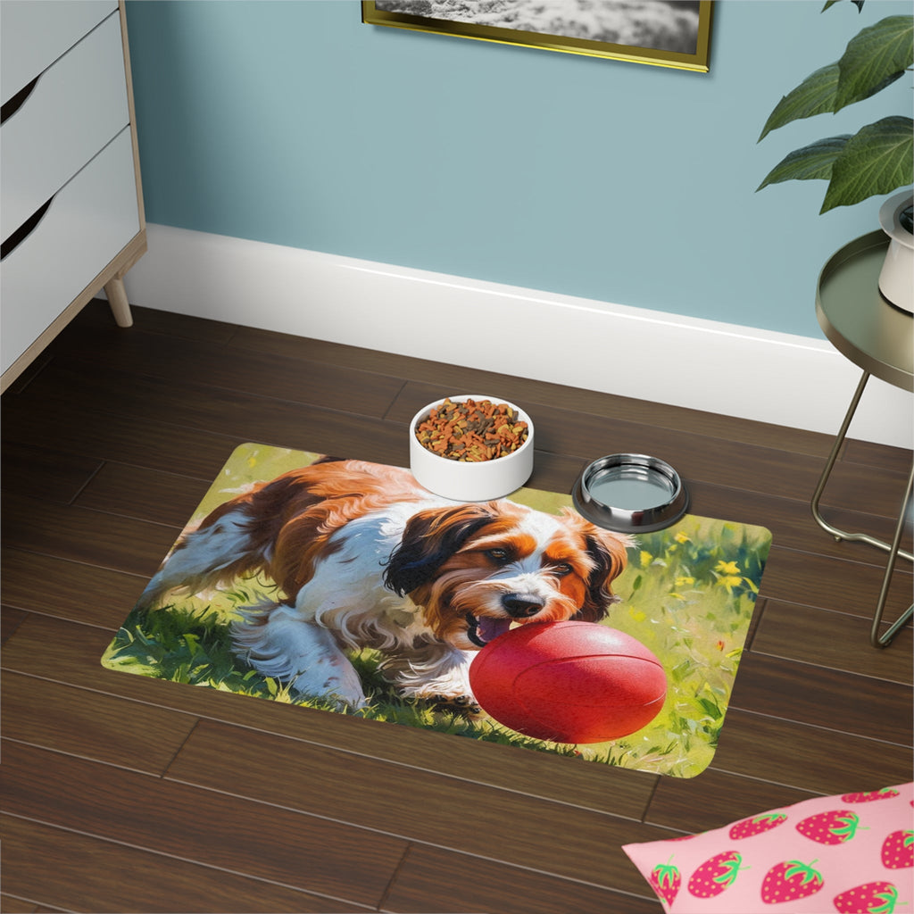 Non-Slip Pet Food Mat – Waterproof Feeding Mat for Dogs