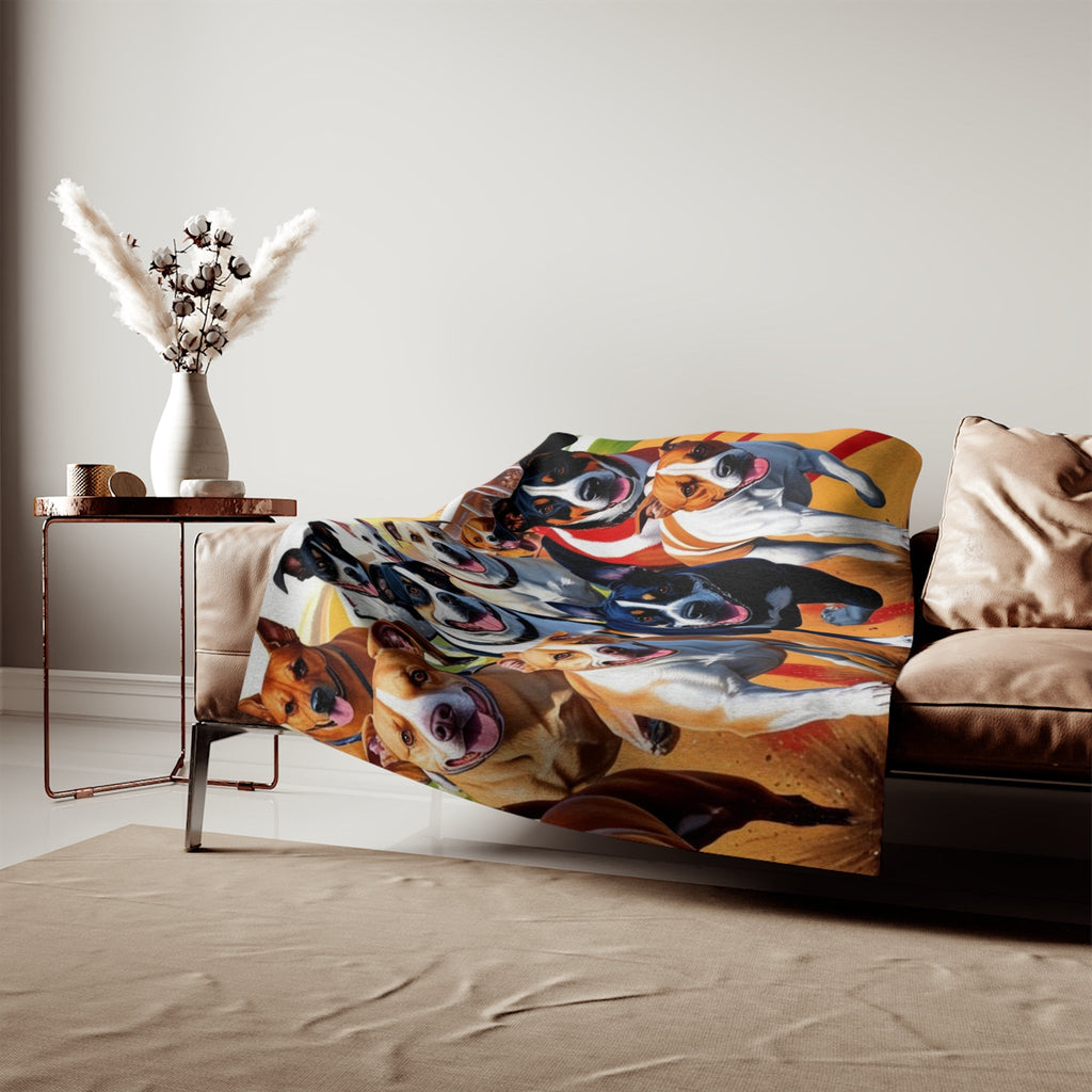 Sweatshirt Blanket – Plush Fleece Throw, 2 Size Options