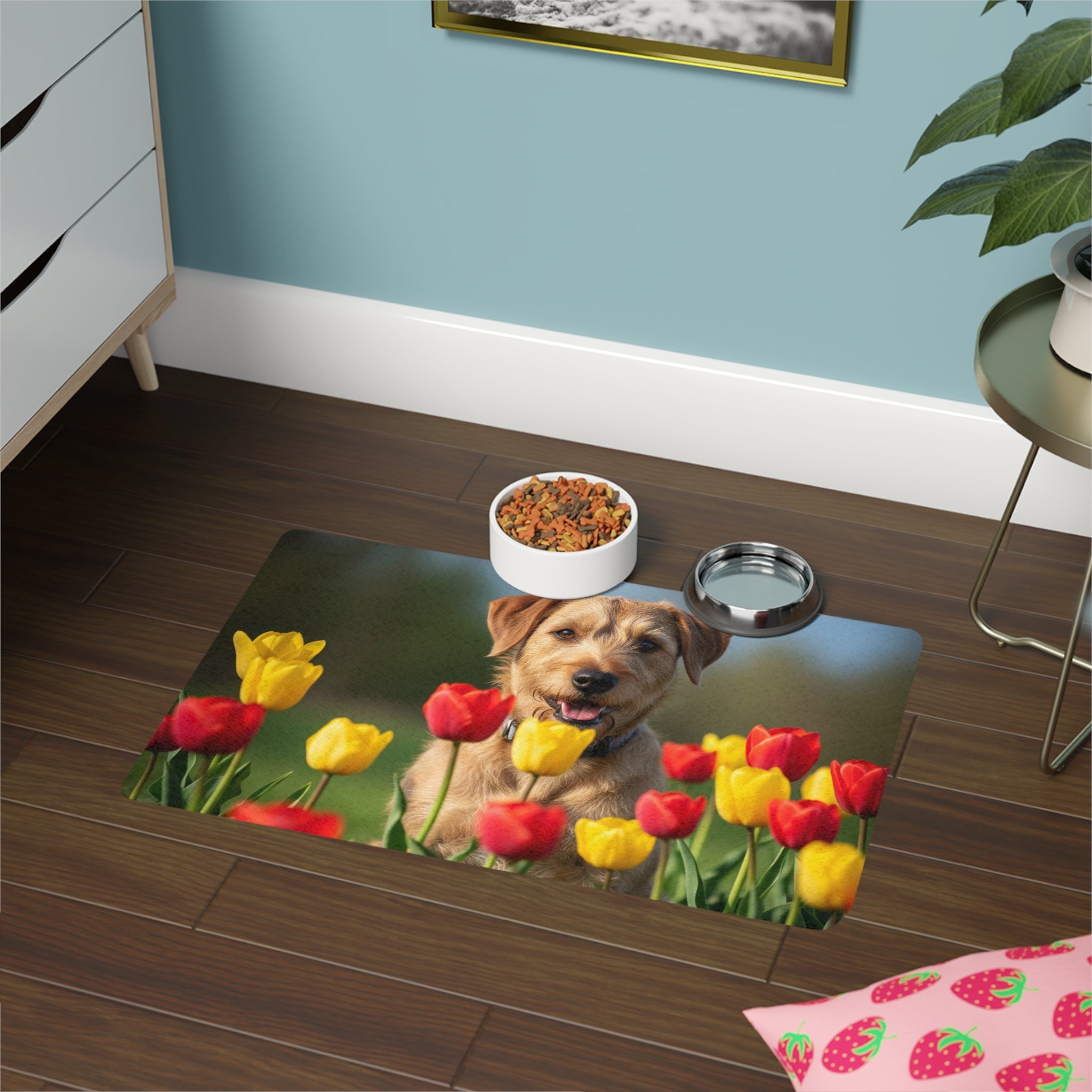 Non-Slip Pet Food Mat – Waterproof Feeding Mat for Dogs